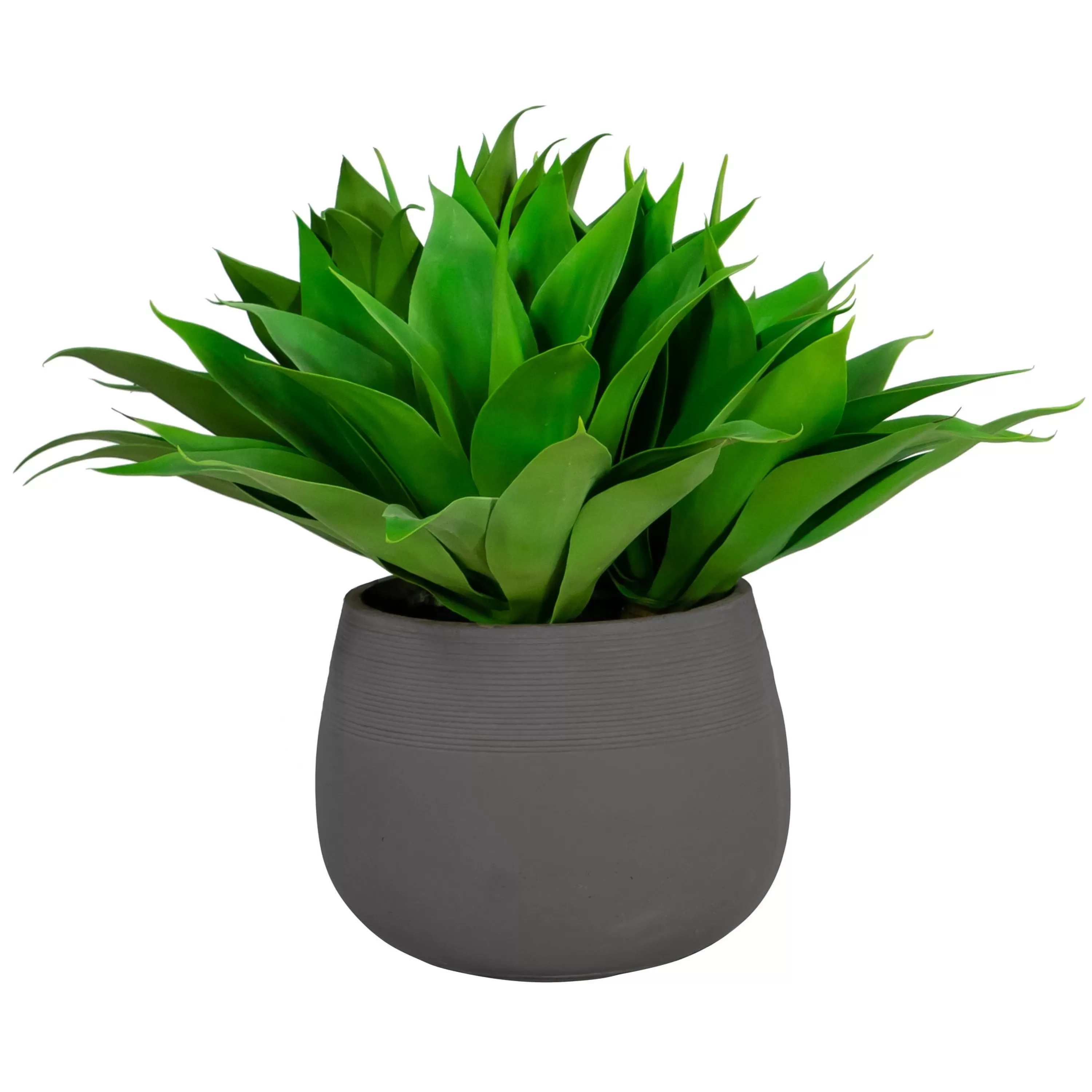 Discount ALOE IN STONECAST PLANTER 25" Succulent Arrangements | Outdoor Patio