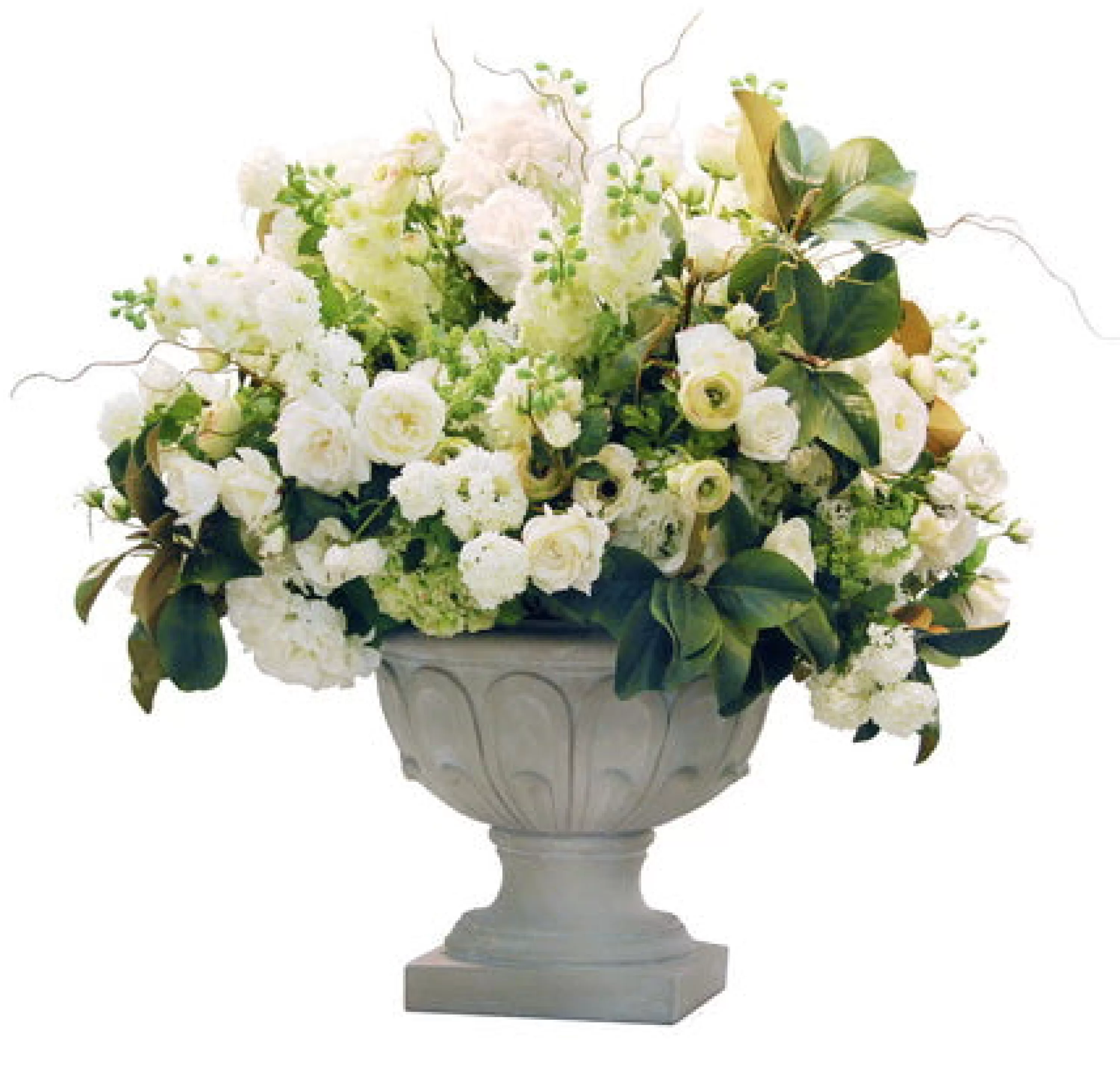 Fashion Amaryllis Rose Ranunculus Mix Centerpiece 58" Architectural Icons | Manhattan