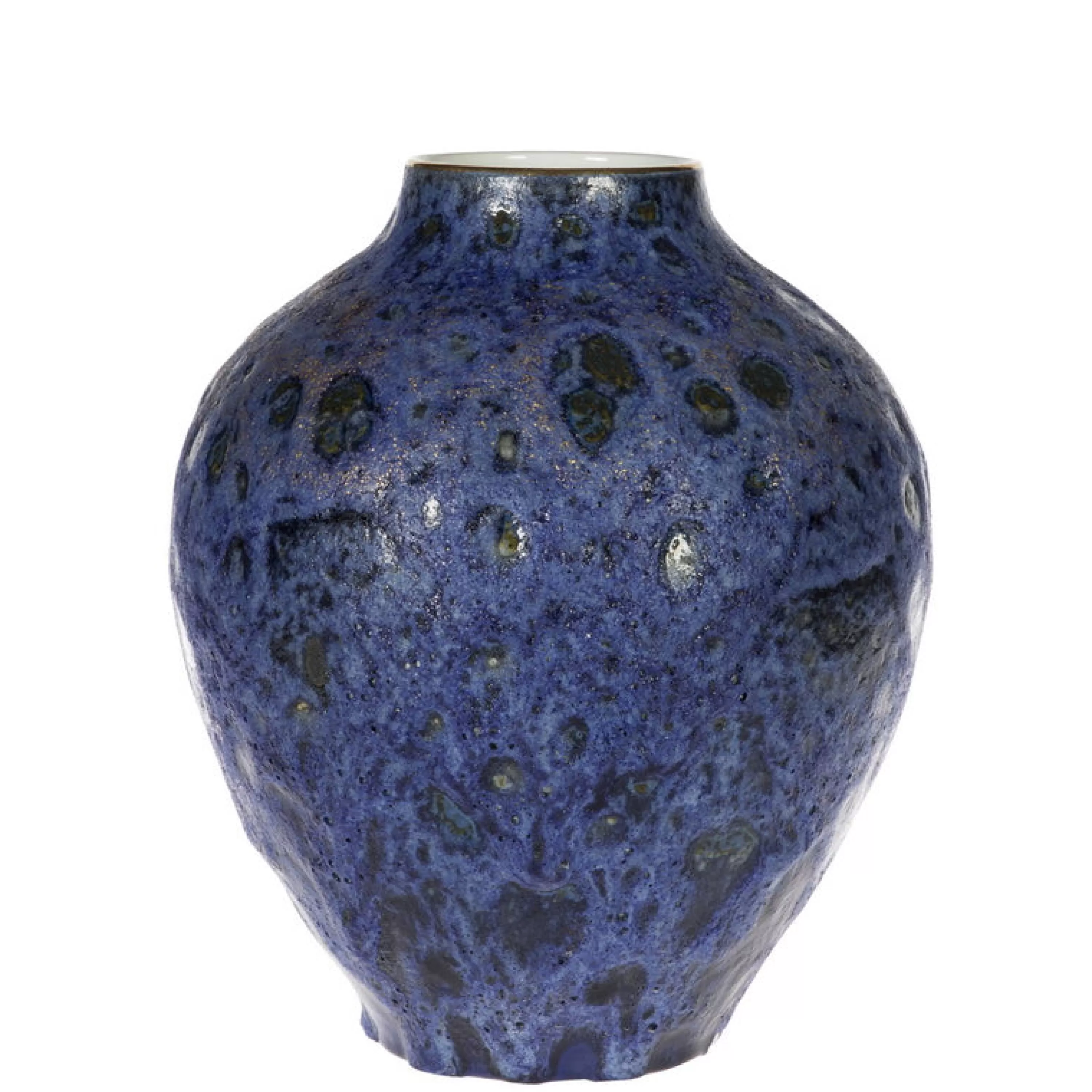 Cheap Blue Textured Pot 14" Painters Collection Vases | Decorative Vases