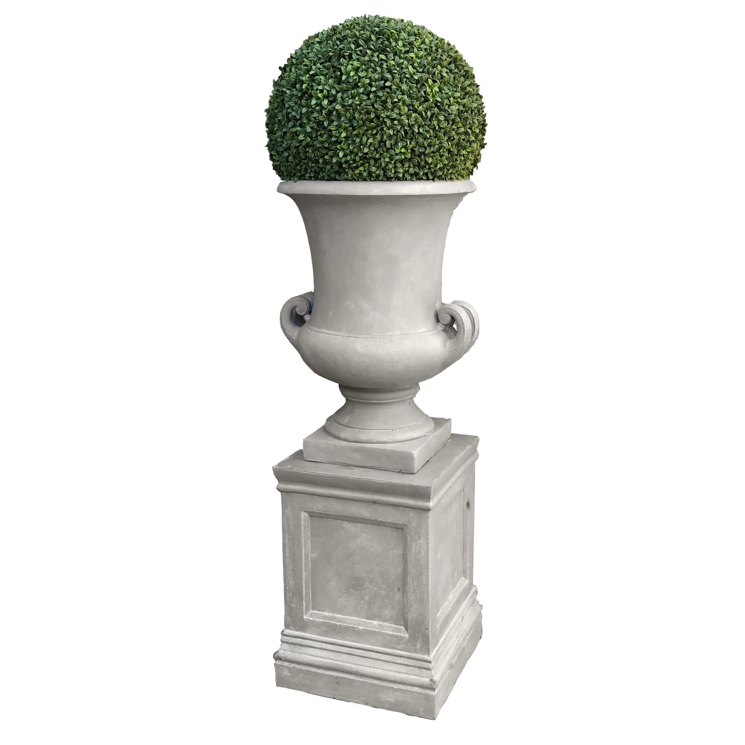 Cheap Boxwood Ball in Handle Urn 59" Indoor & Outdoor Boxwoods | Outdoor Patio