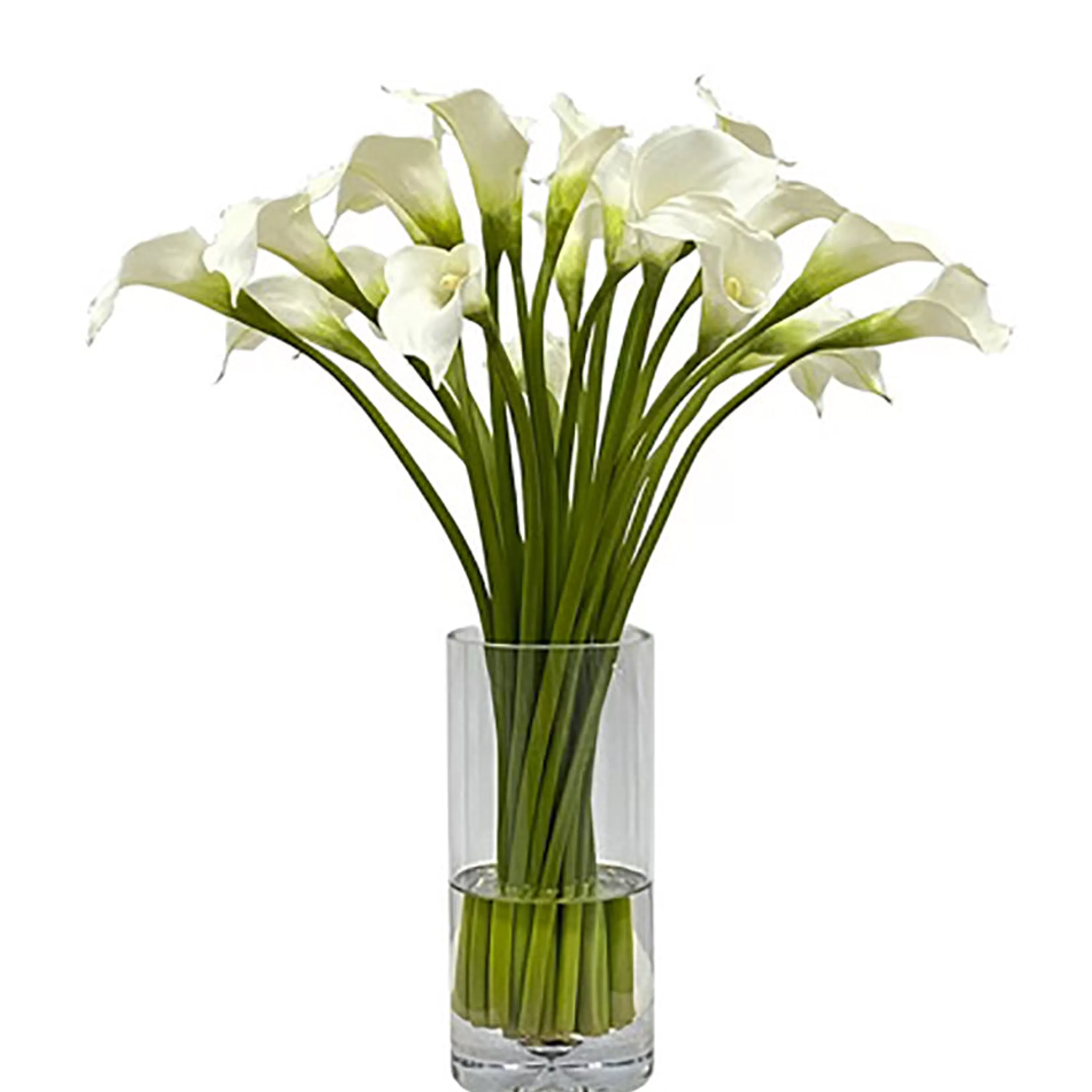 Cheap Calla Lily in Cylinder Vase 22" Real Touch Floral Arrangements | Manhattan