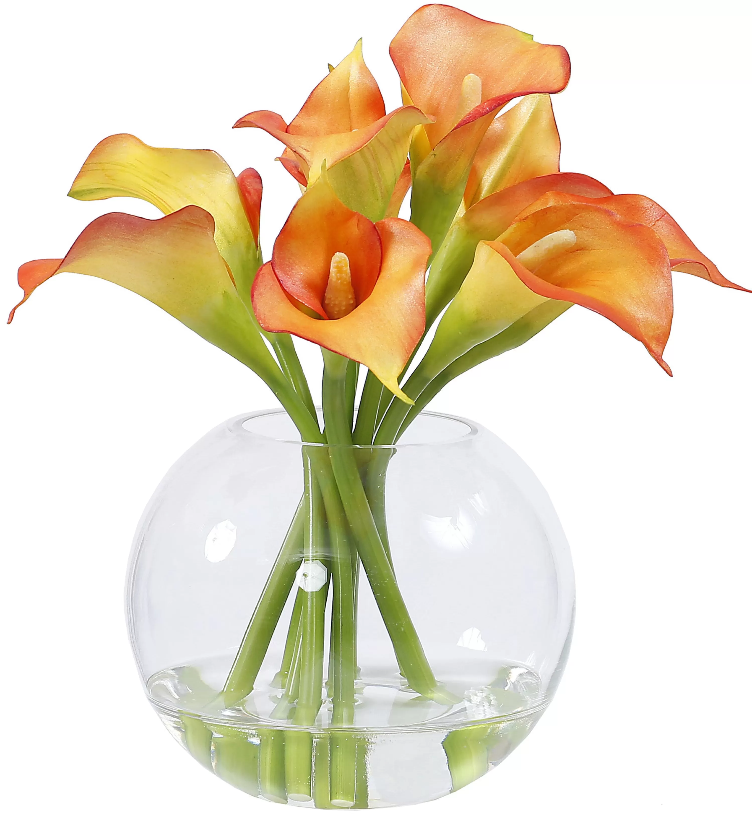 Online Calla Lily in Glass 11" Vanity