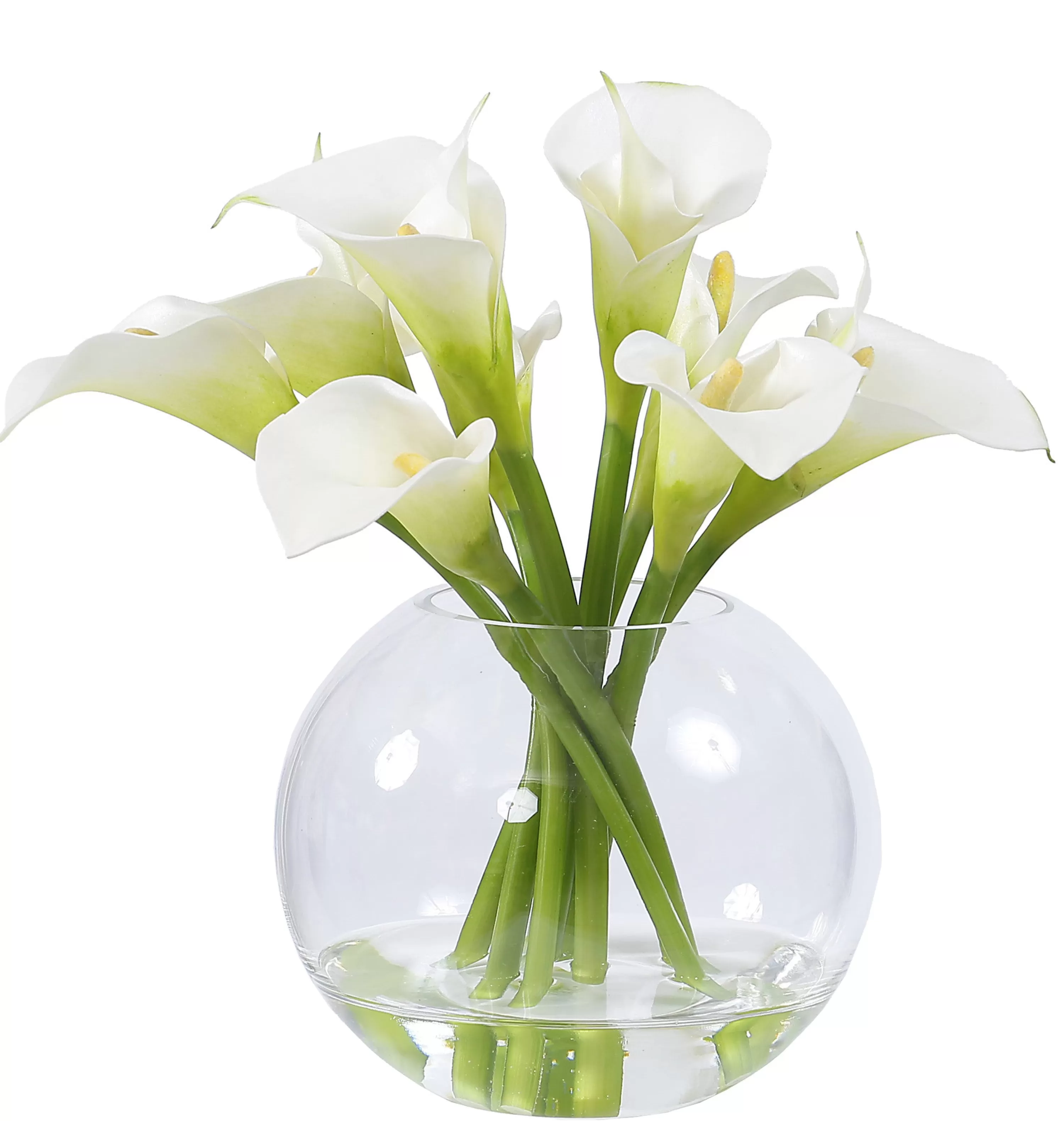 Fashion Calla Lily in Glass 11" Vanity