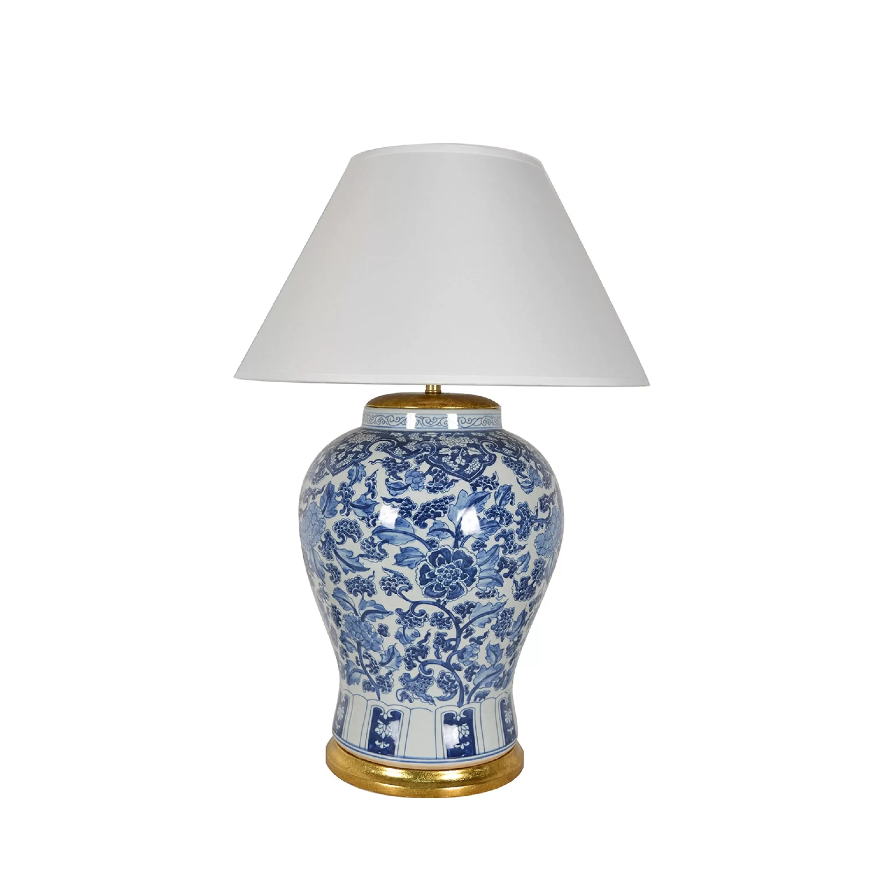 Hot CLASSIC PORCELAIN VASE LAMP 35" Lamps | Highland Park