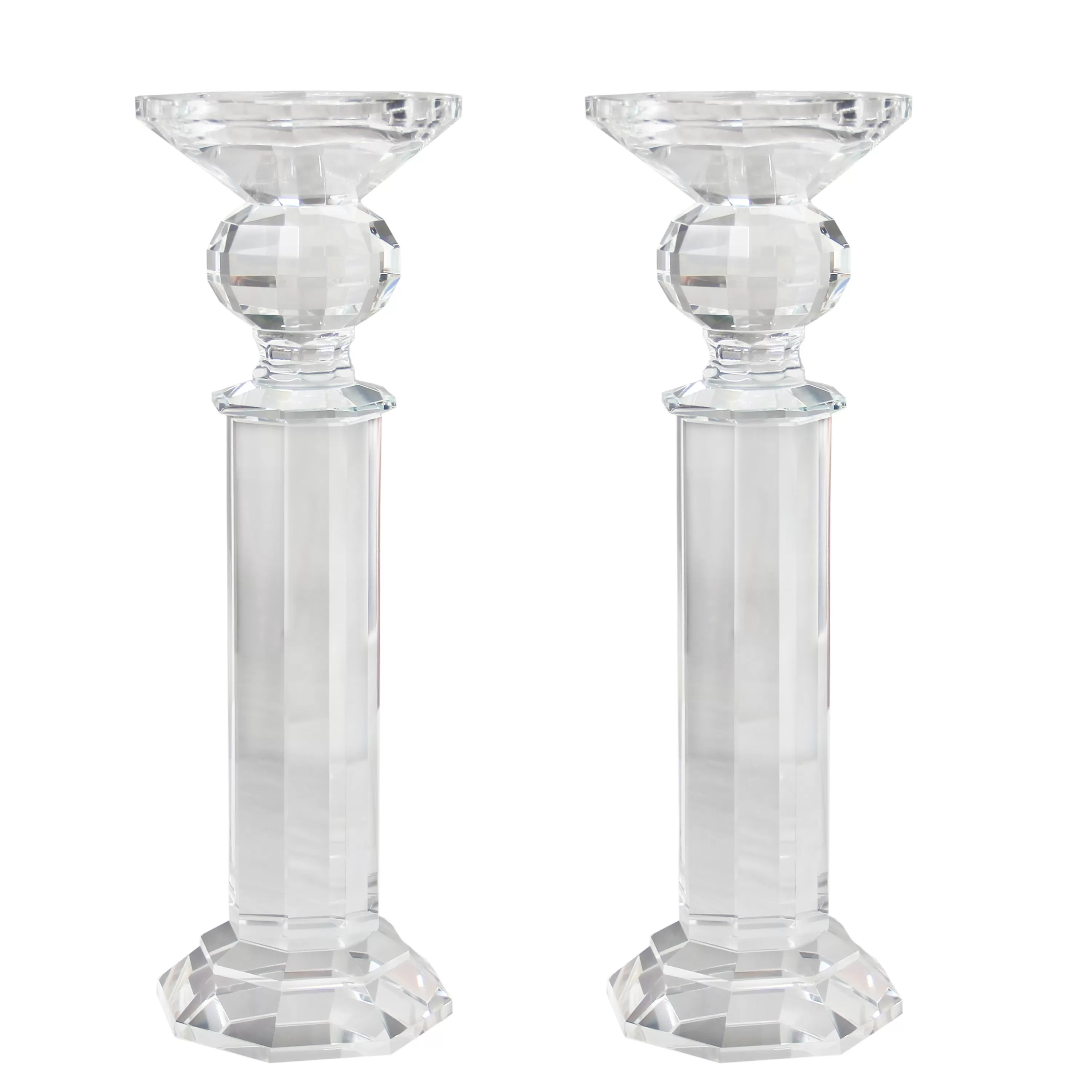 Cheap Crystal Candleholders 13" (Set of 2) Tabletop Accessories | Tabletop