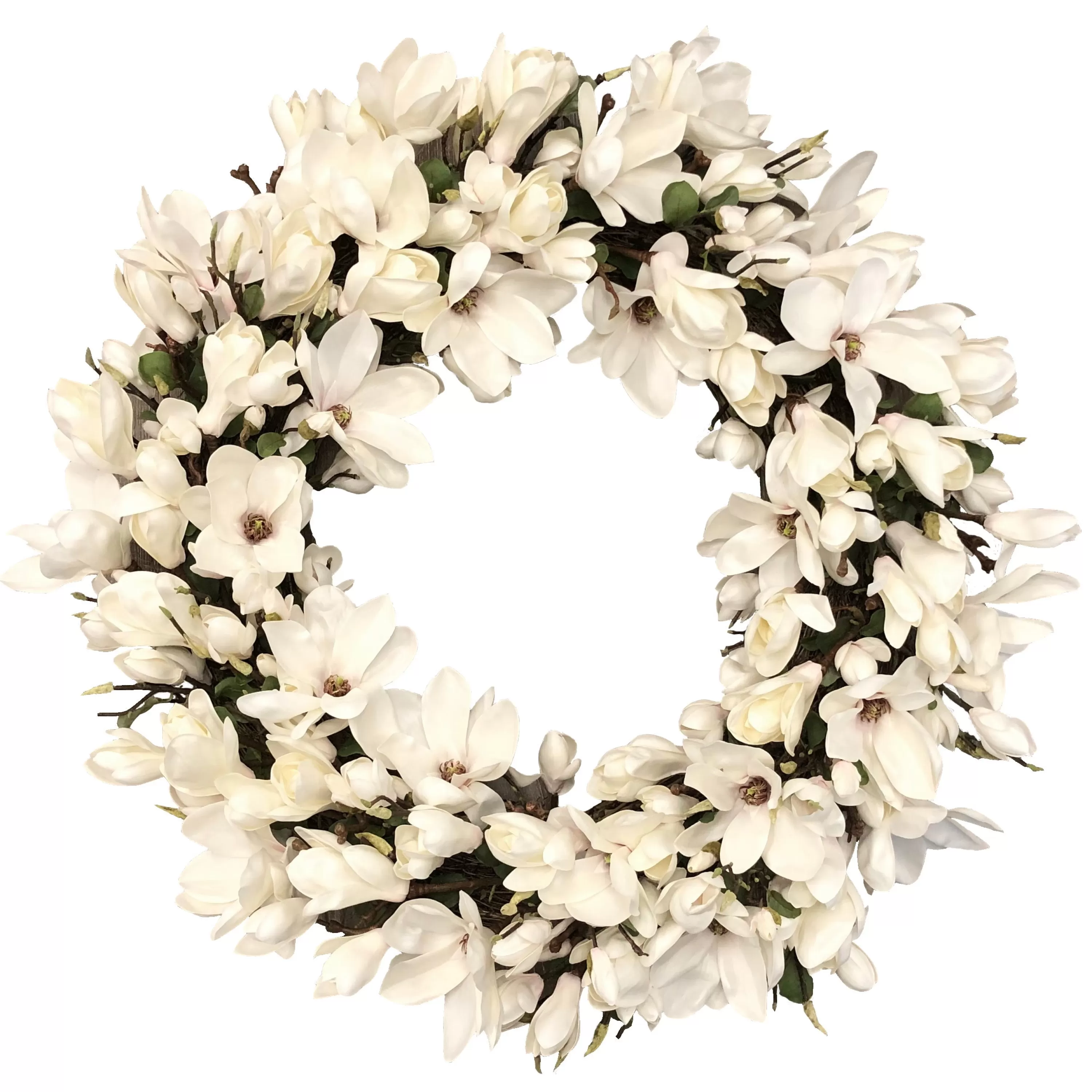 New Deluxe Tree Magnolia Wreath 36" Wreaths & Garlands | Wreaths & Garlands