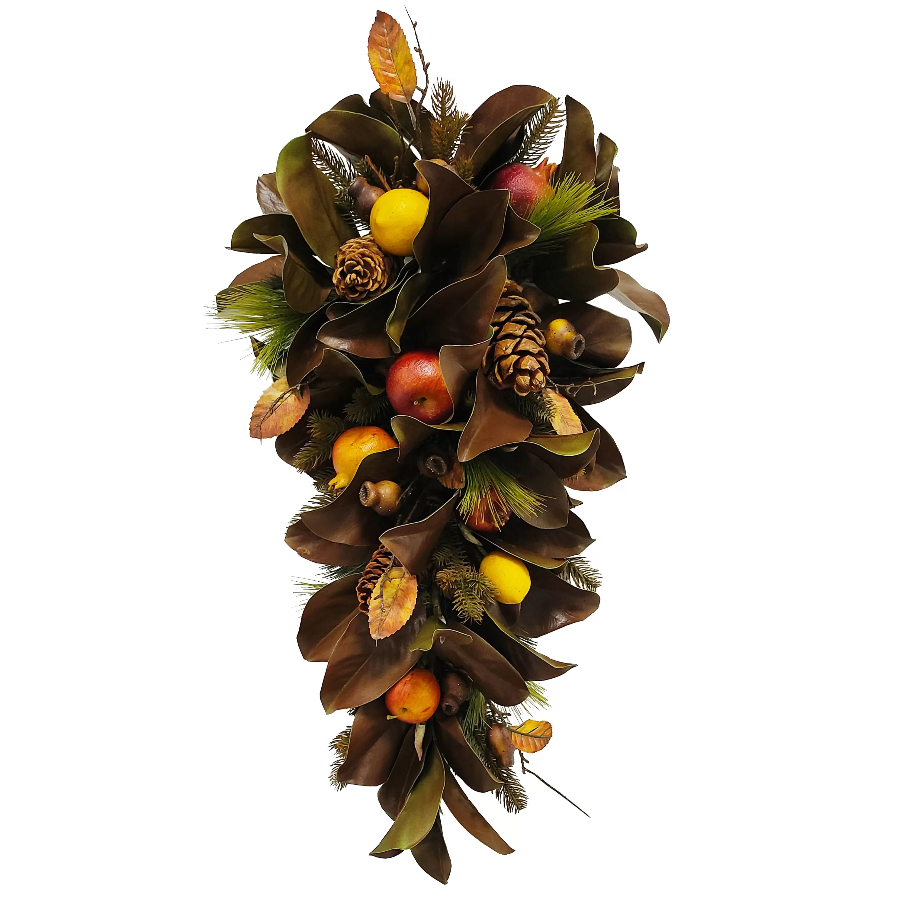 Outlet Dry Magnolia Leaf & Fruit Cone 30" Wreaths & Garlands | Wreaths & Garlands