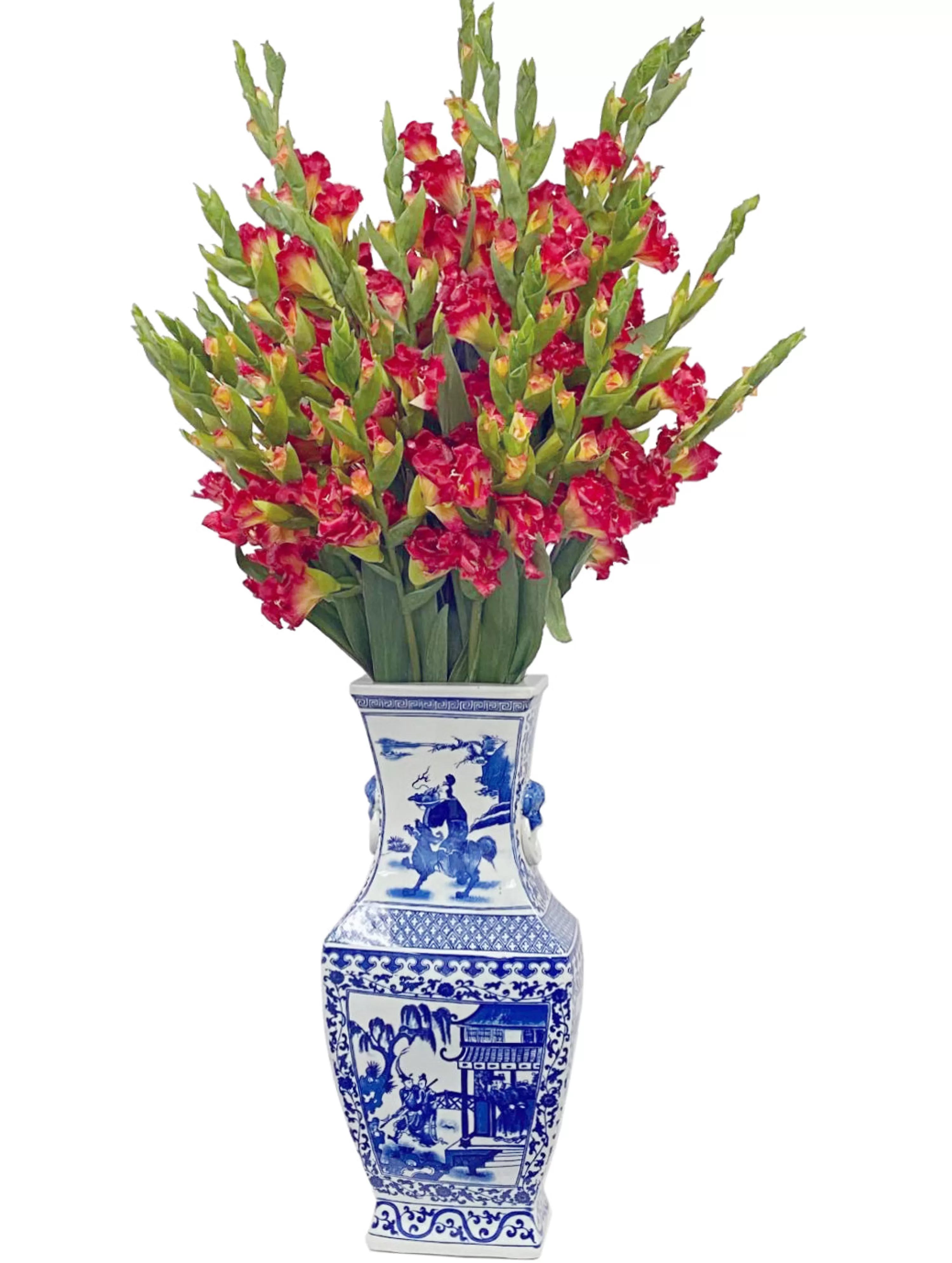 Cheap GLADIOLUS IN CHINOISERIE VASE 45" Highland Park