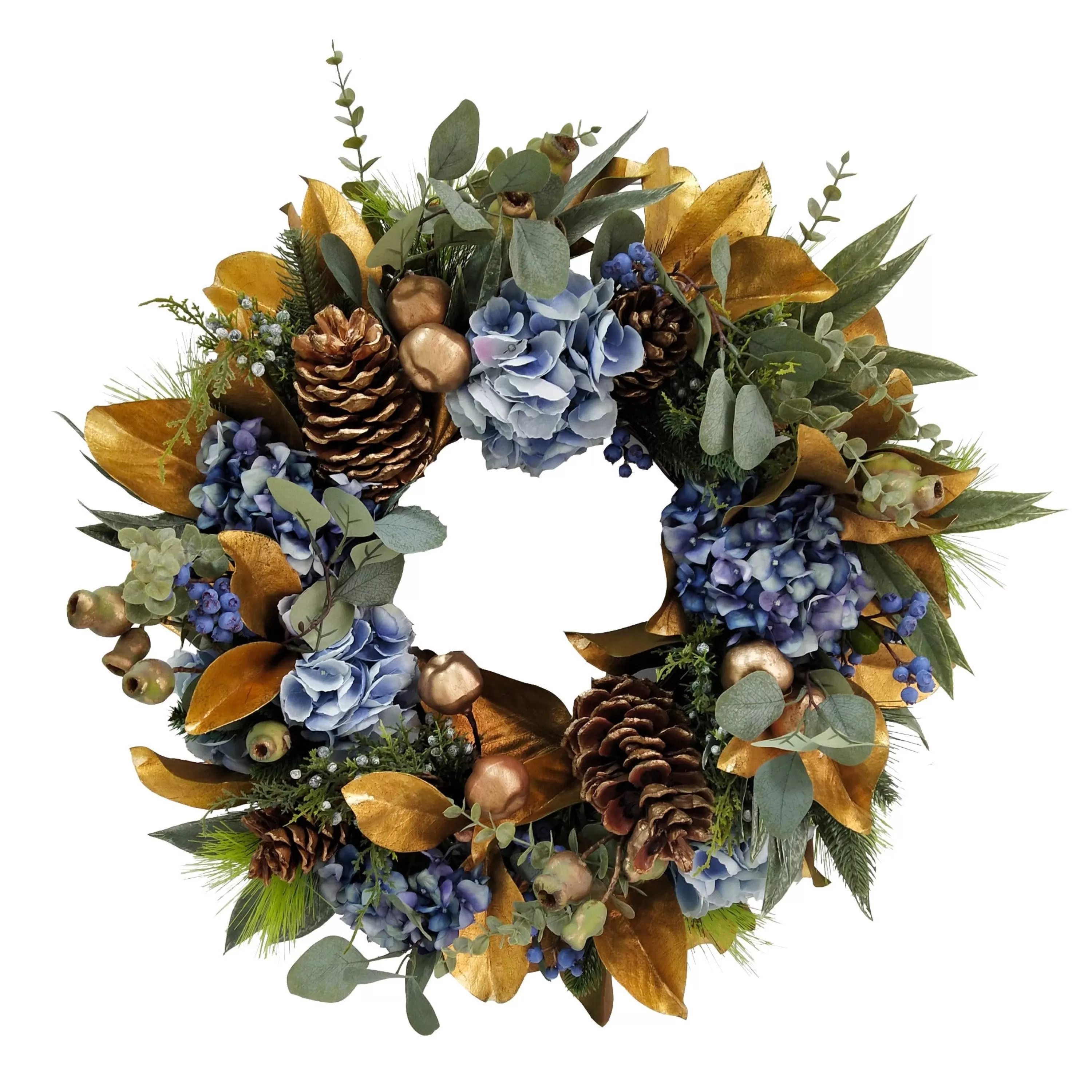 Best Sale Holiday Hydrangea Wreath 25" Our Favorite Holiday Decor