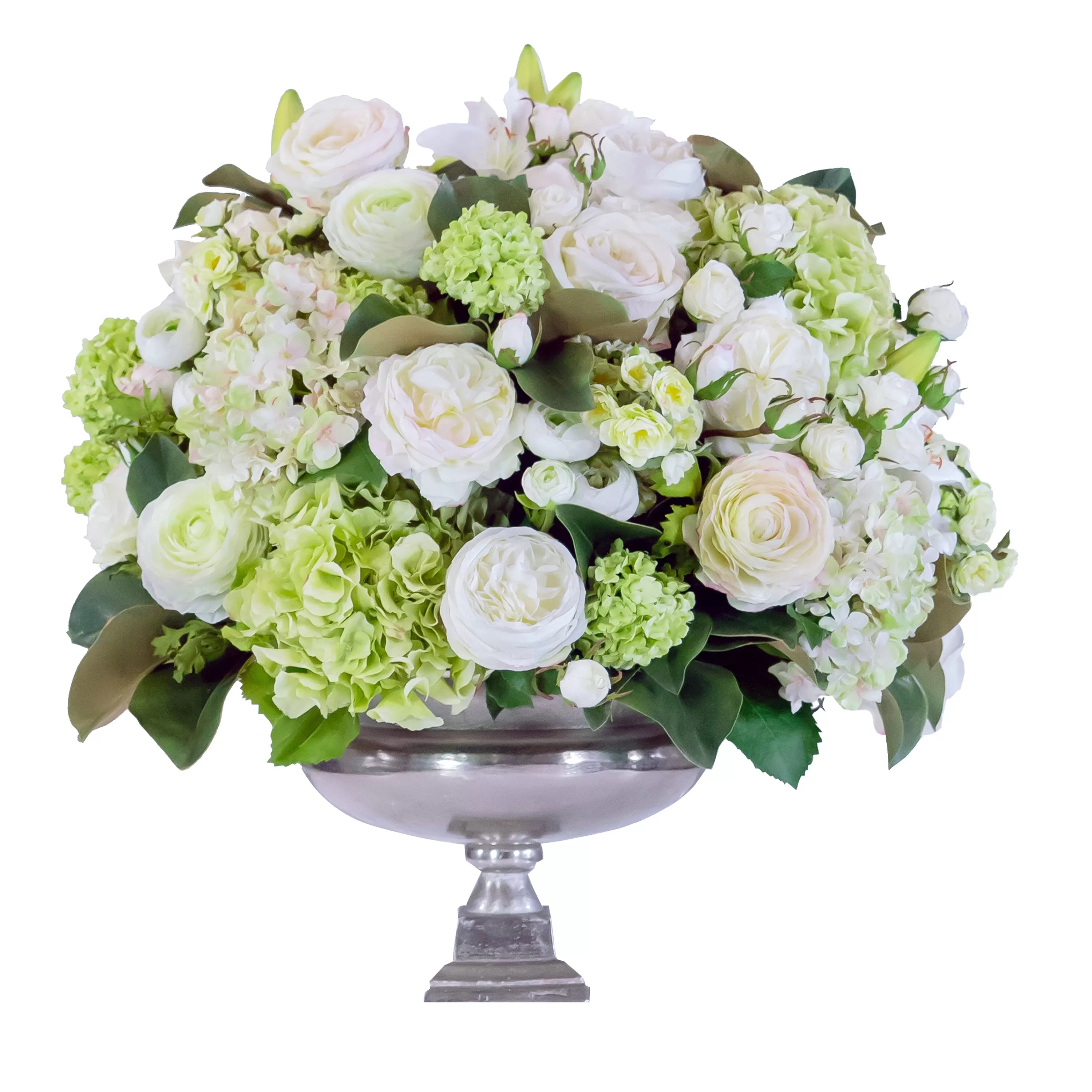 Clearance Hydrangea Rose Centerpiece 25" Architectural Icons