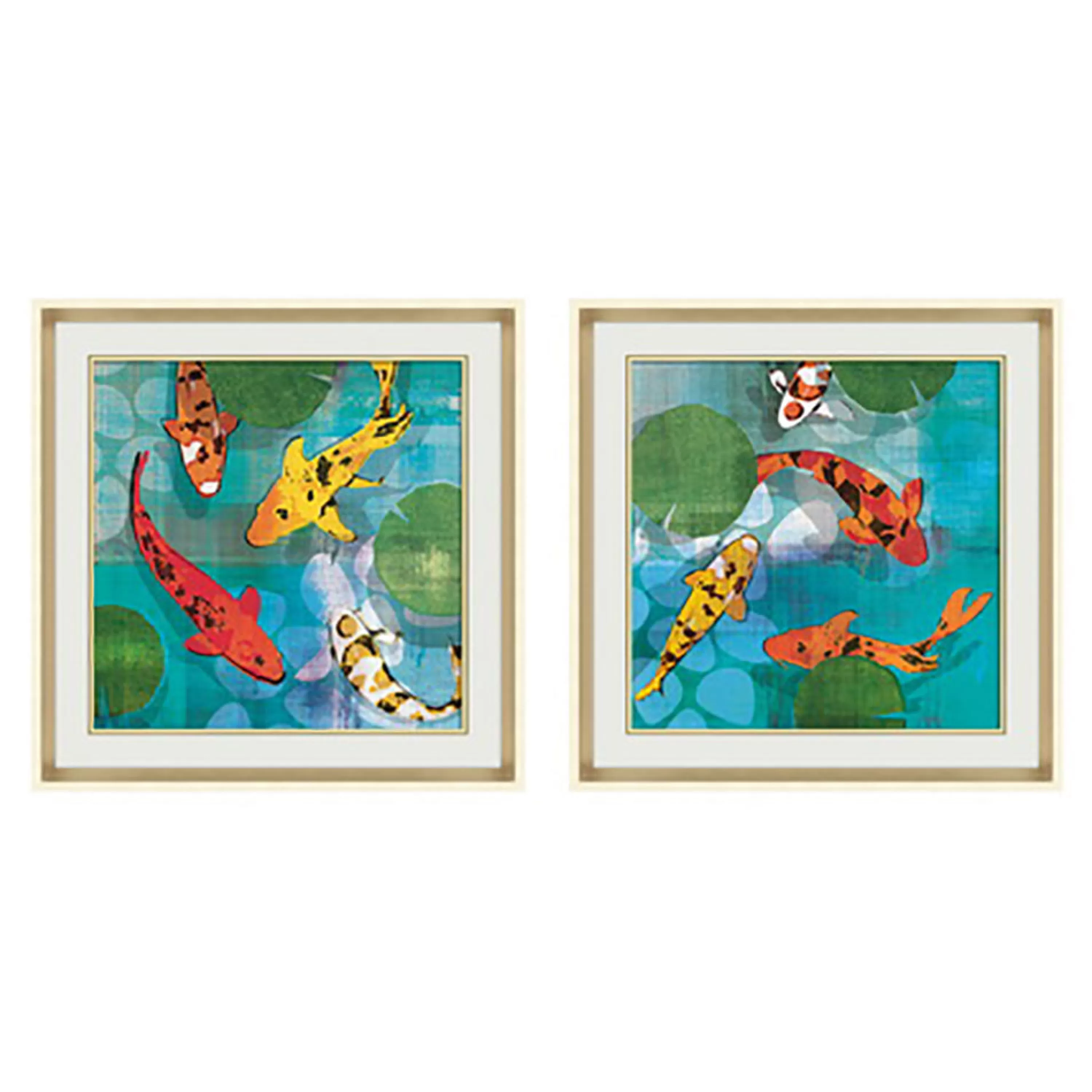 Hot KOI POND 16" Wall Art | Highland Park