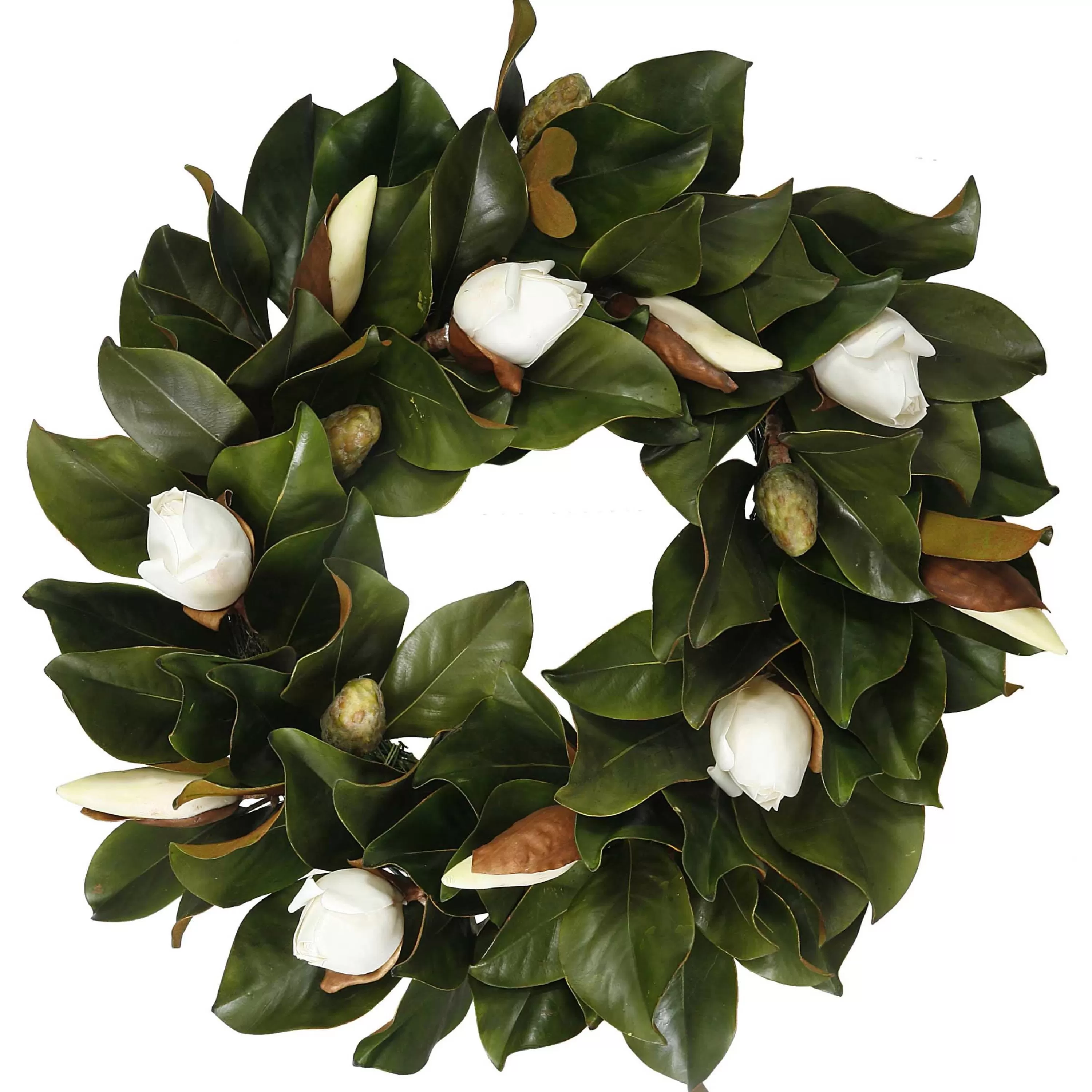 Fashion Magnolia Bud Wreath 24" Wreaths & Garlands | Wreaths & Garlands