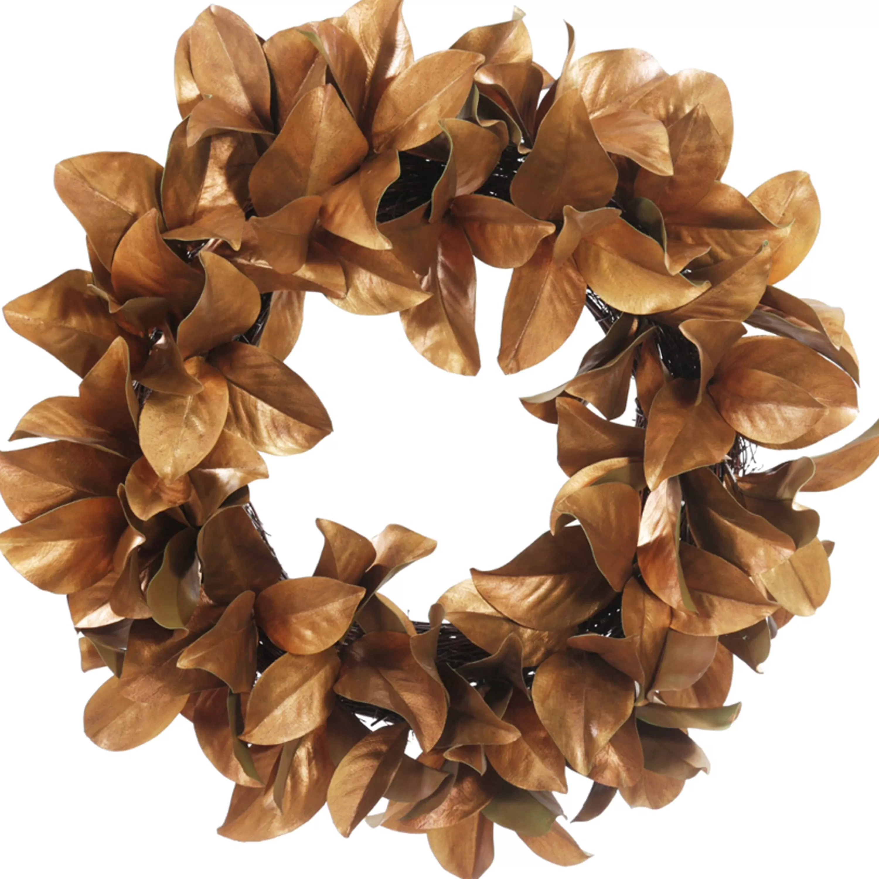 Cheap Magnolia Gold Leaf Wreath 30" Wreaths & Garlands | Wreaths & Garlands