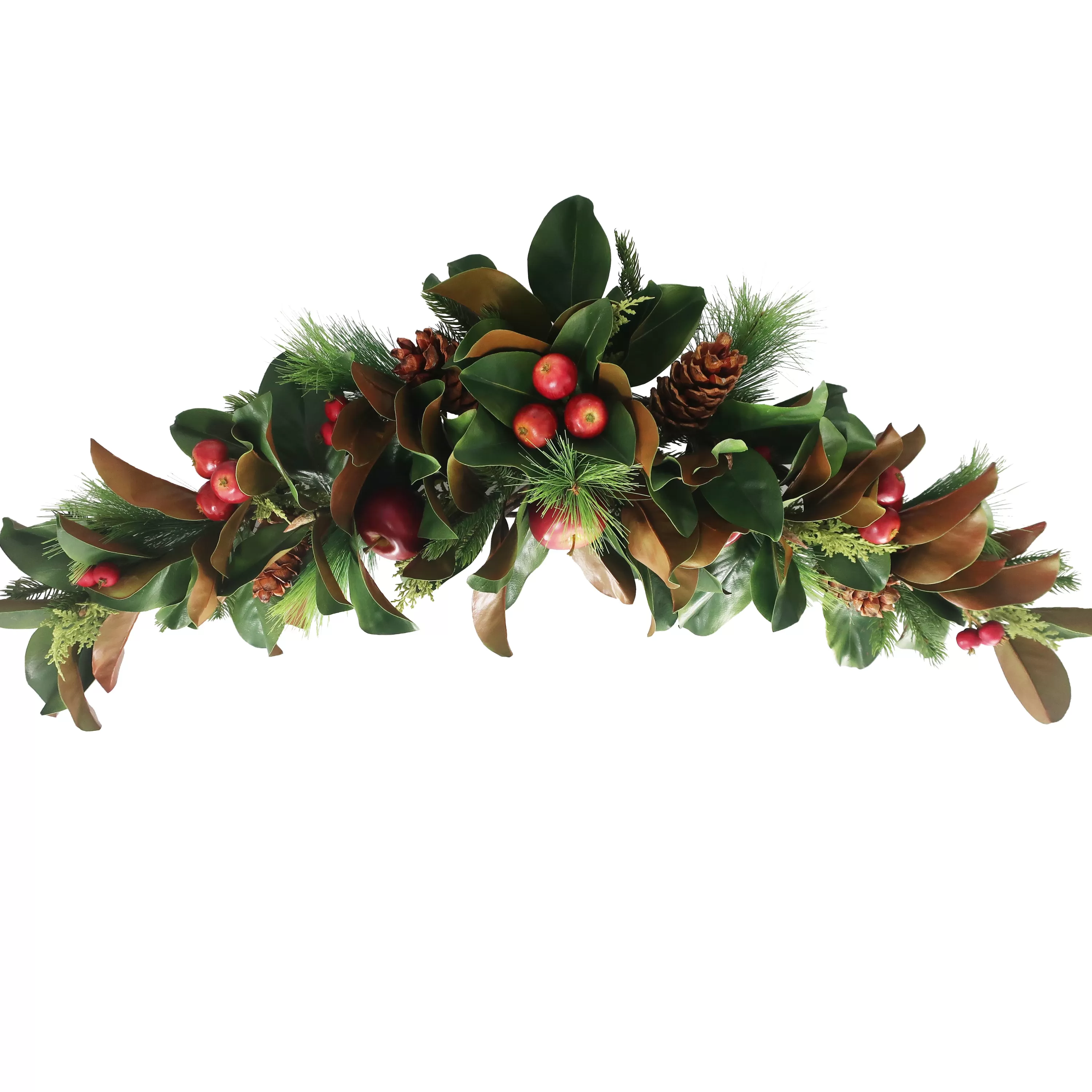 Cheap Magnolia Leaf & Apple Swag 47" Wreaths & Garlands | Wreaths & Garlands