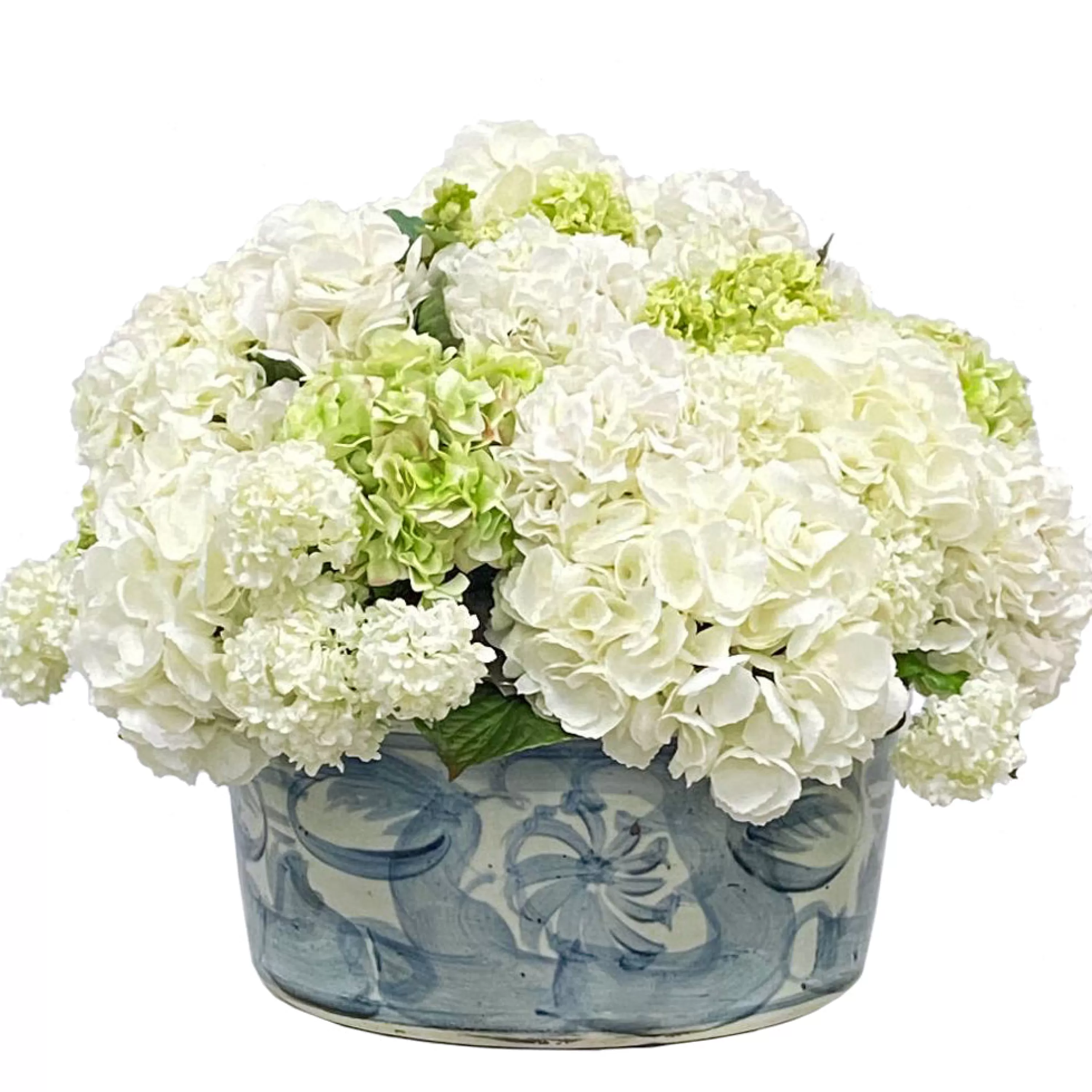 Clearance MIXED HYDRANGEA IN CERAMIC POT 17" Highland Park