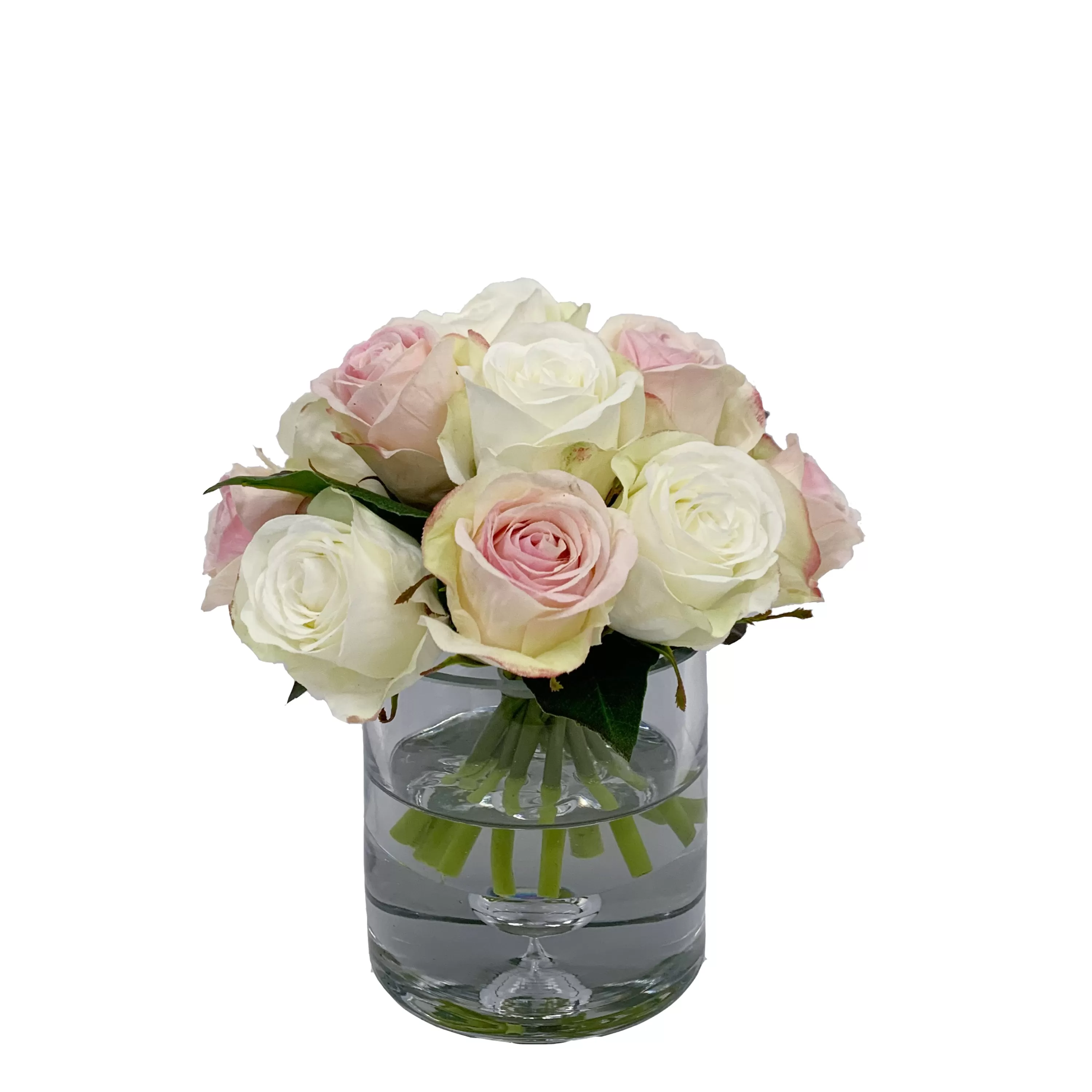 Fashion MIXED ROSE IN VASE 9" Highland Park