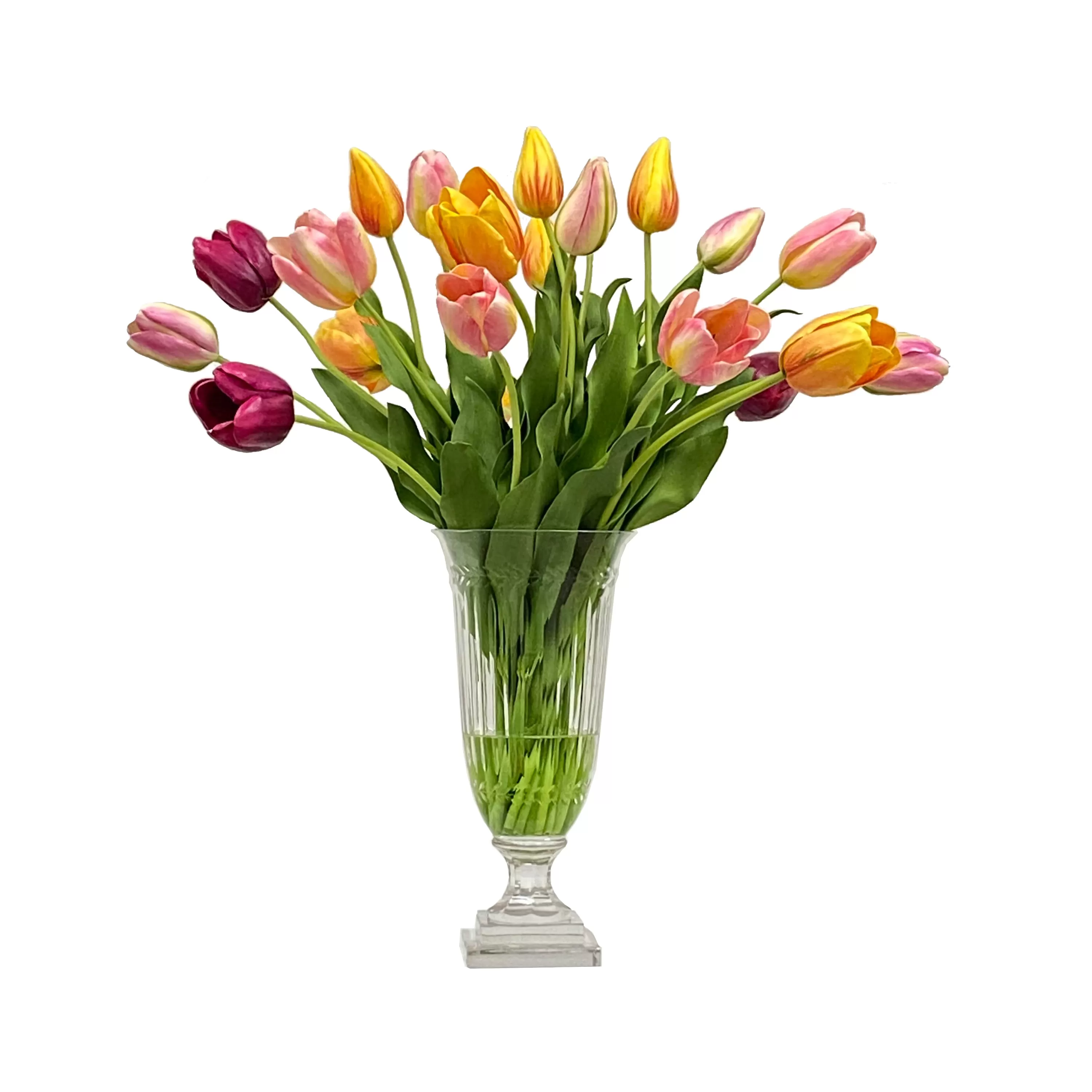 Best Mixed Tulips in Cut Vase 27-inches tall Tabletop | Highland Park