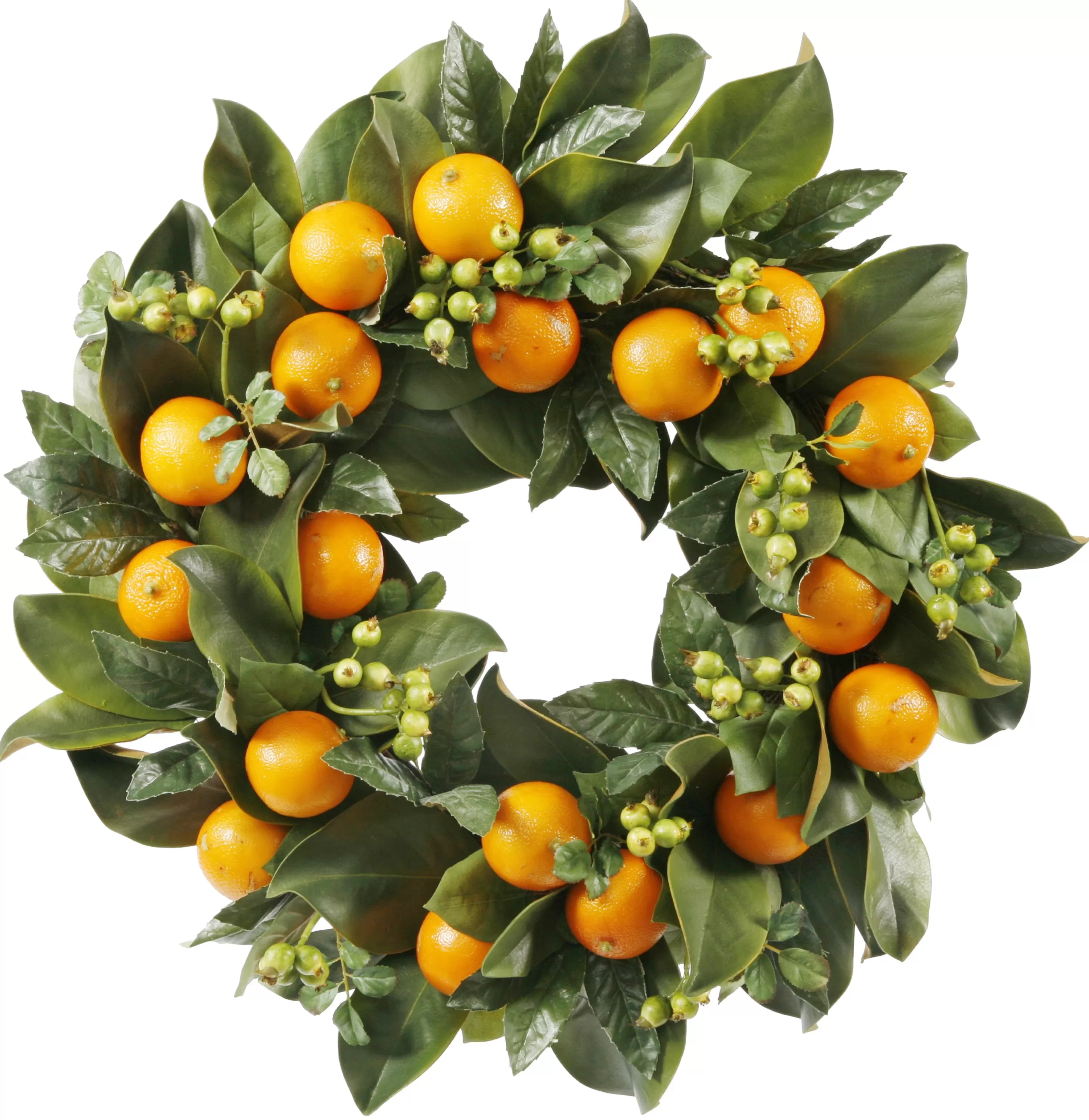 Flash Sale Orange Citrus Wreath 24" Wreaths & Garlands | Wreaths & Garlands