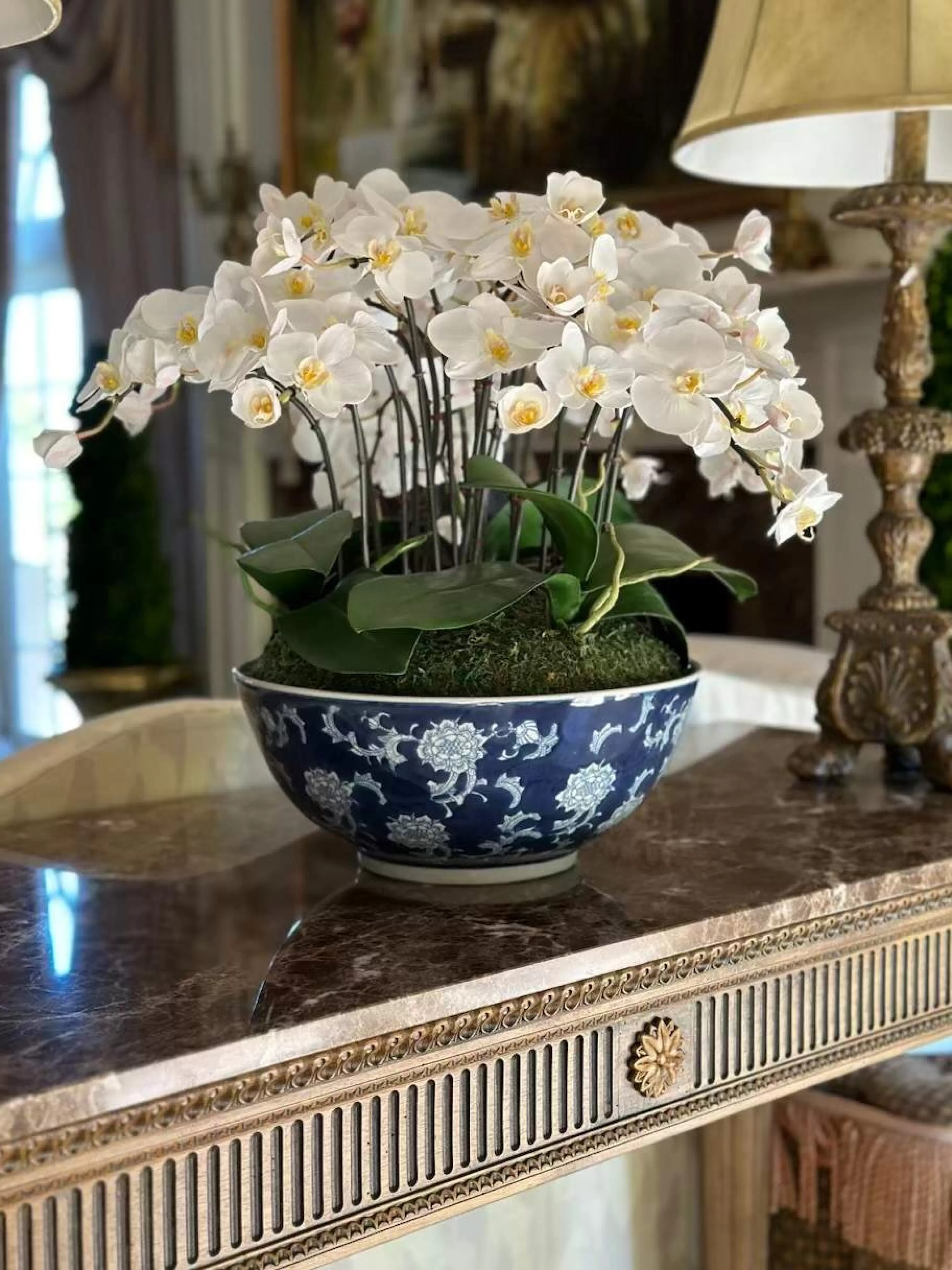 Hot Orchid in Longlife Bowl 19" Highland Park