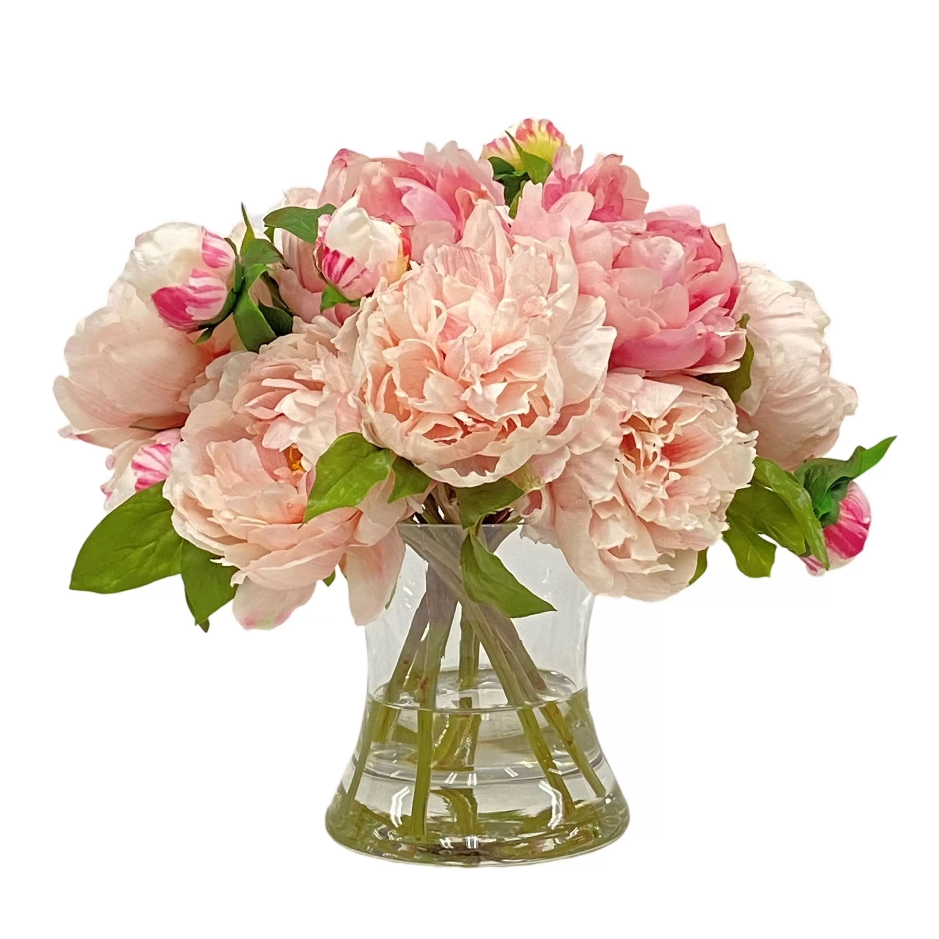 Best Sale Peony in Hurricane Vase Vanity