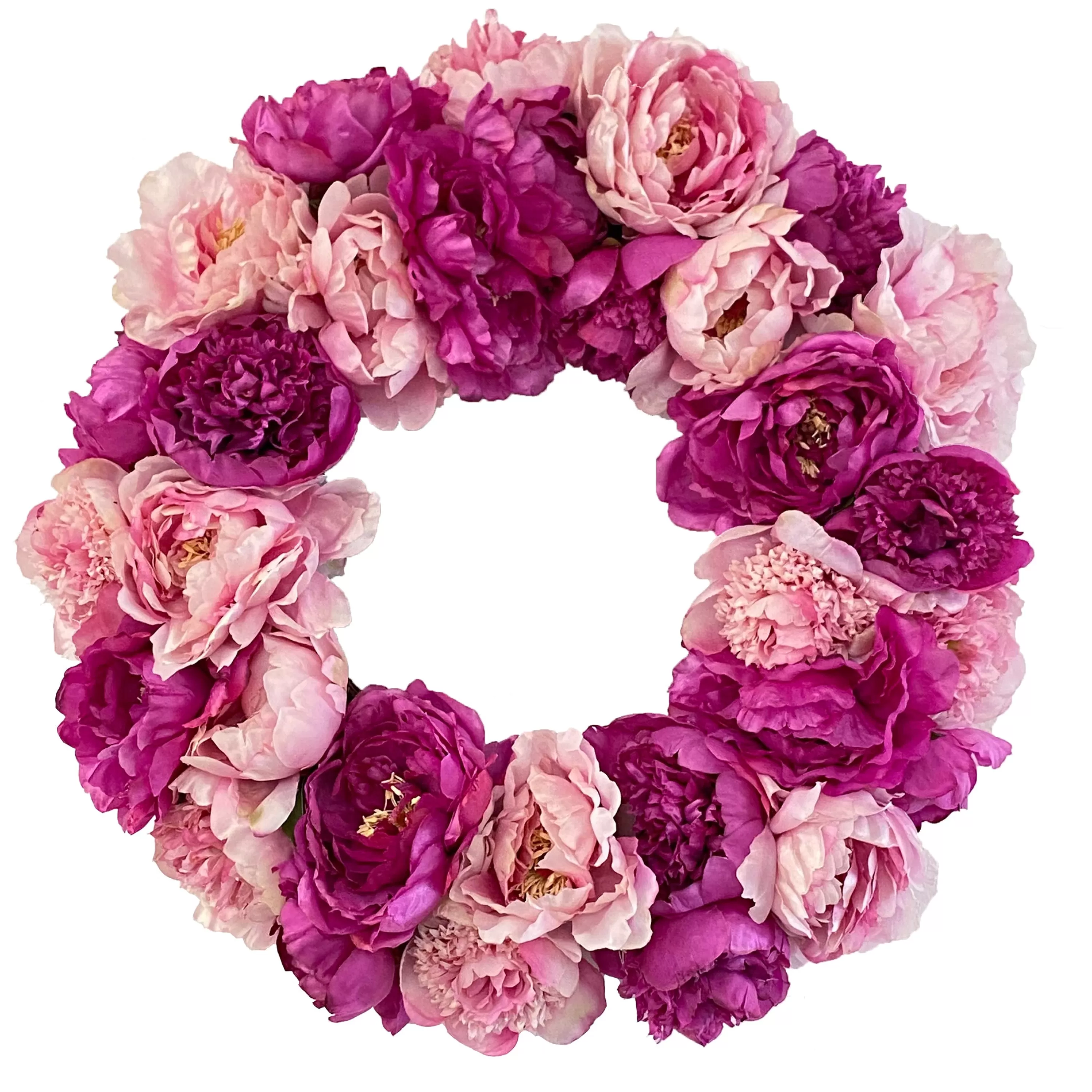 Flash Sale Peony Wreath 24" Wreaths & Garlands | Wreaths & Garlands