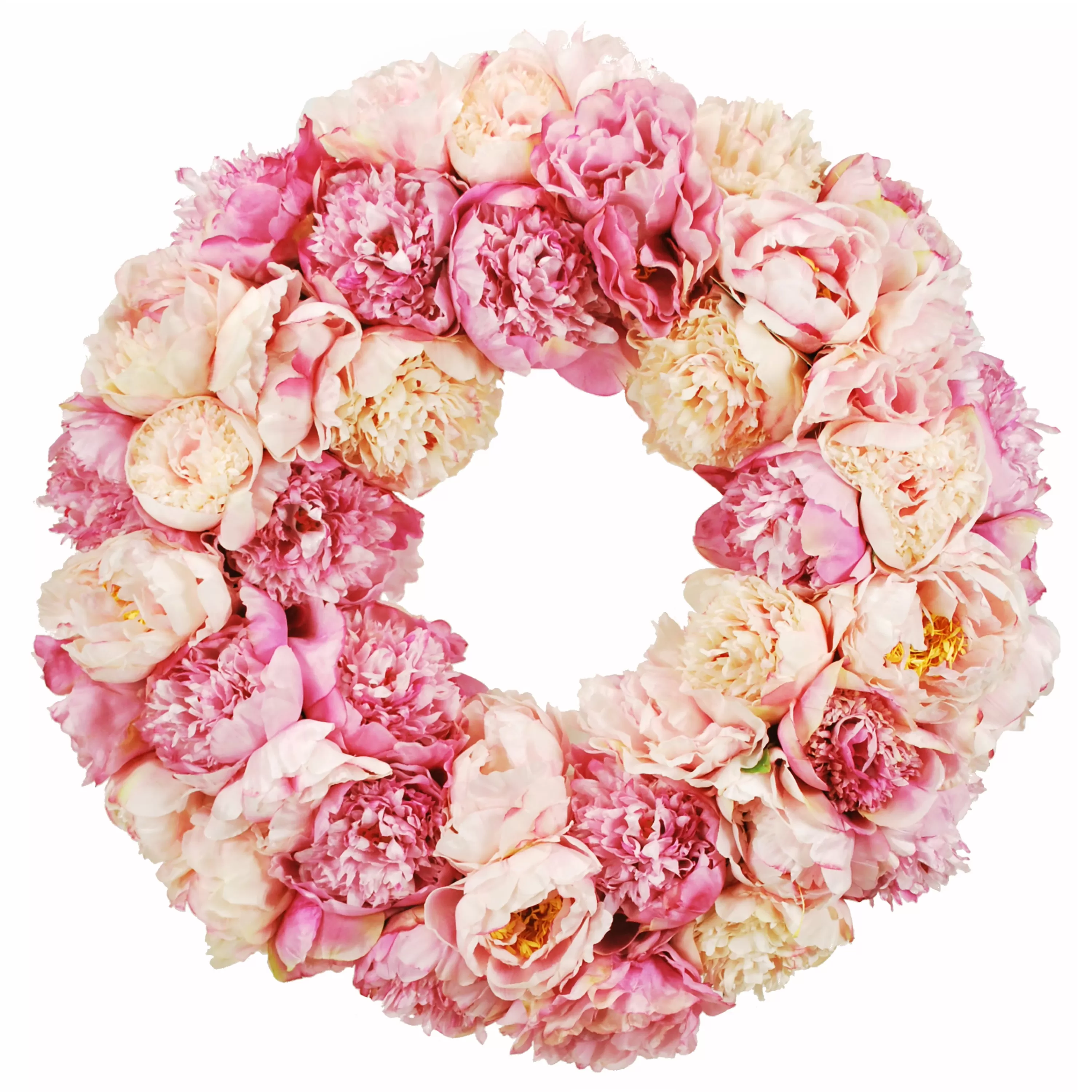 New Peony Wreath 24" Wreaths & Garlands | Wreaths & Garlands