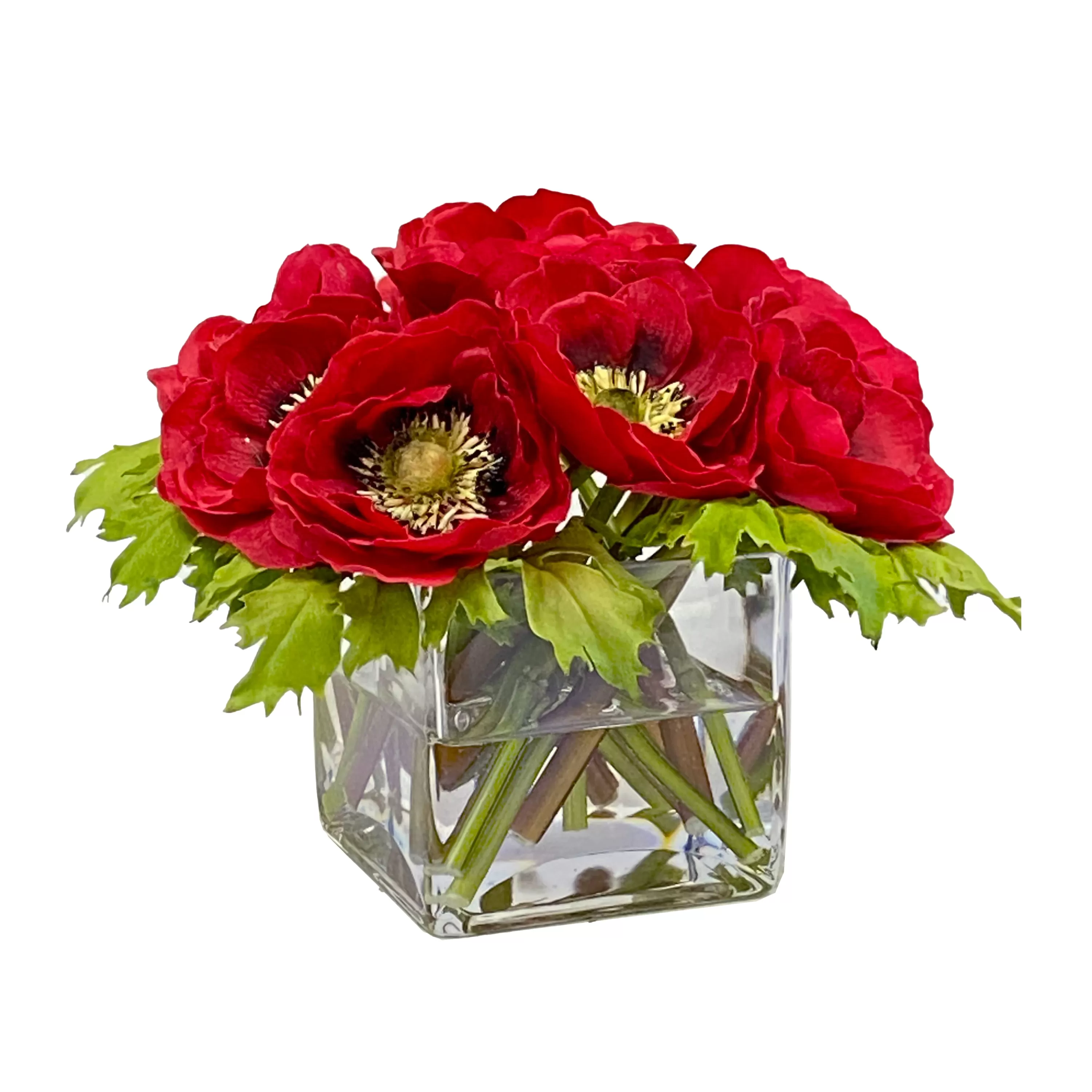 Fashion Poppy Anemone Vase Vanity