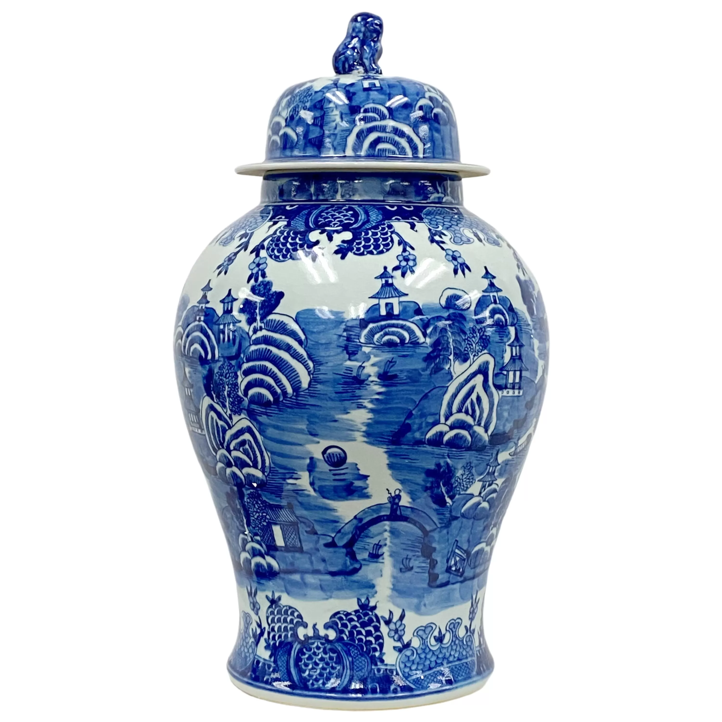 Store Porecelain Urn 22" Decorative Vases | Highland Park