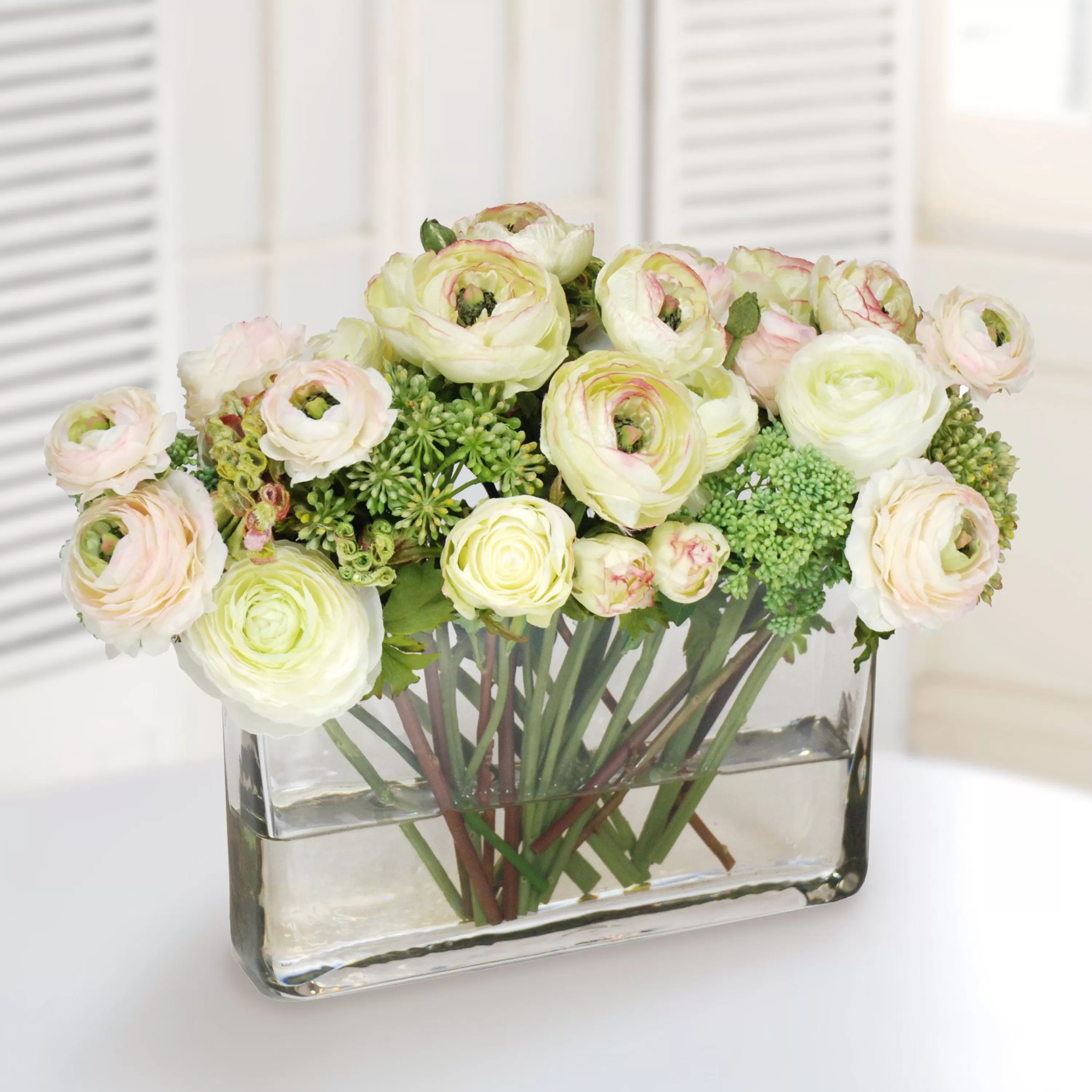 Best Sale Ranunculus and Rose Mix 14" Tabletop | Manhattan