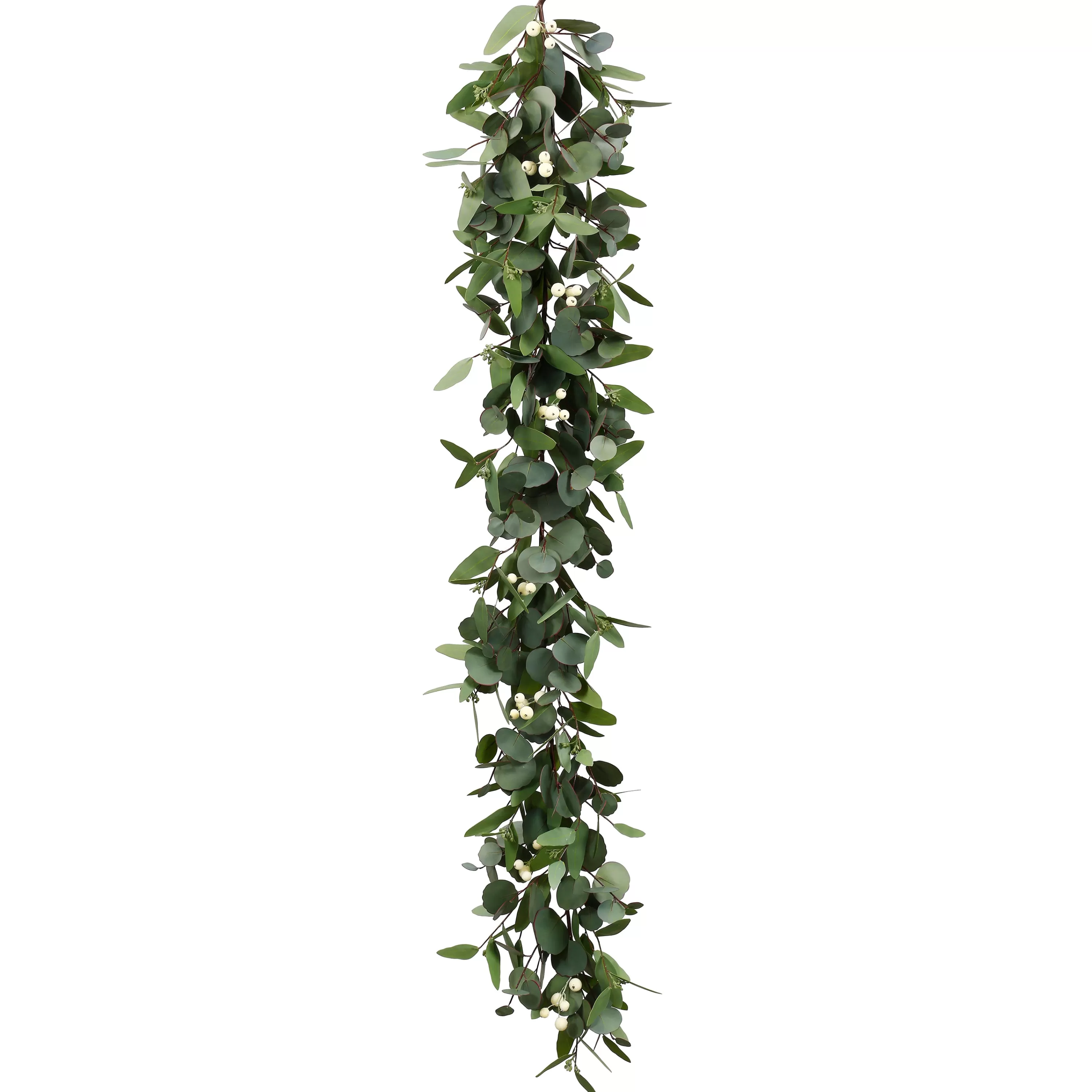 Best Sale Seeded Round Eucalyptus Garland 5-ft Wreaths & Garlands | Wreaths & Garlands