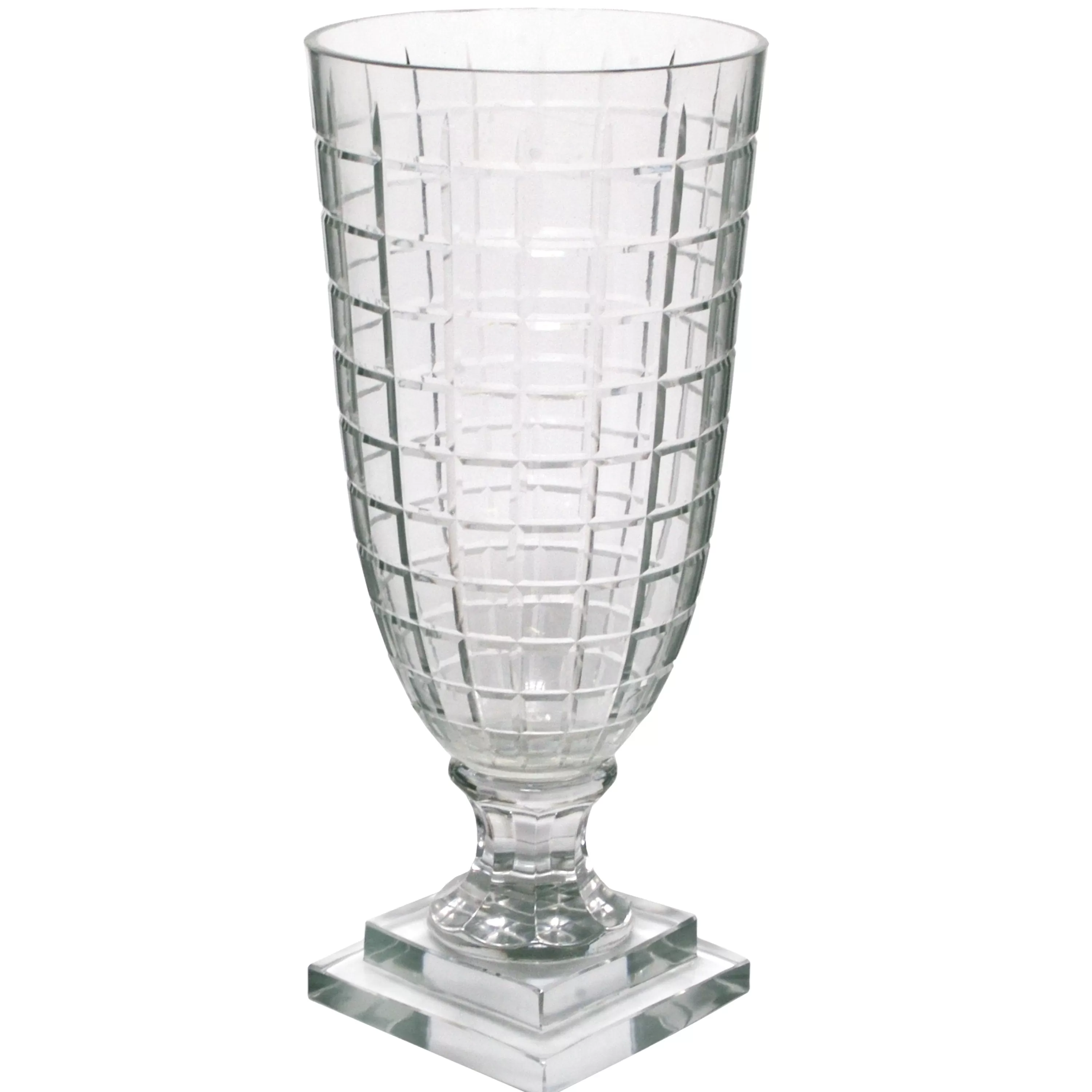 Hot SQUARE CUT VASE 15'' Decorative Vases | Bianco