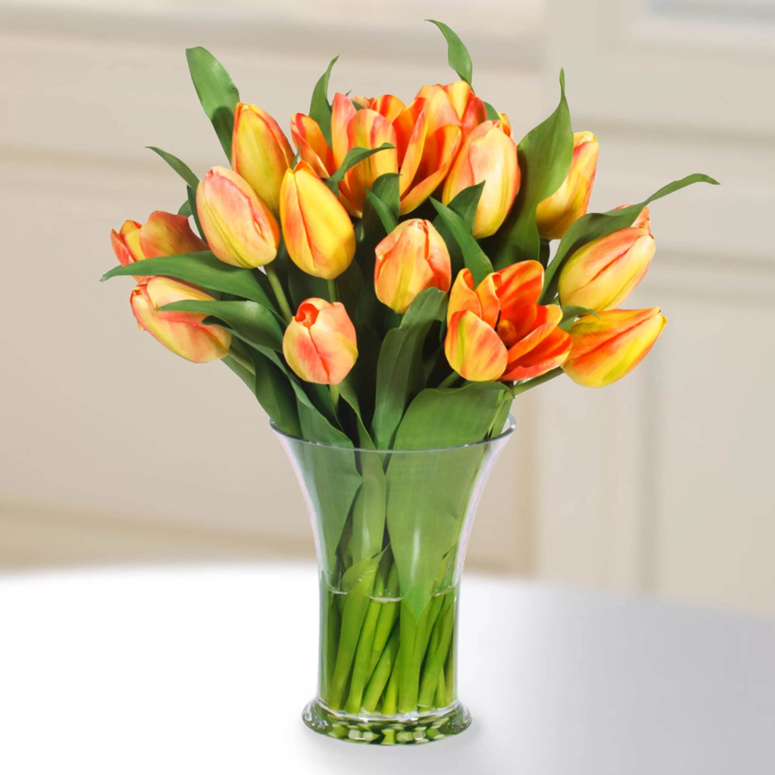 Best Tulip in Glass 16" Tabletop