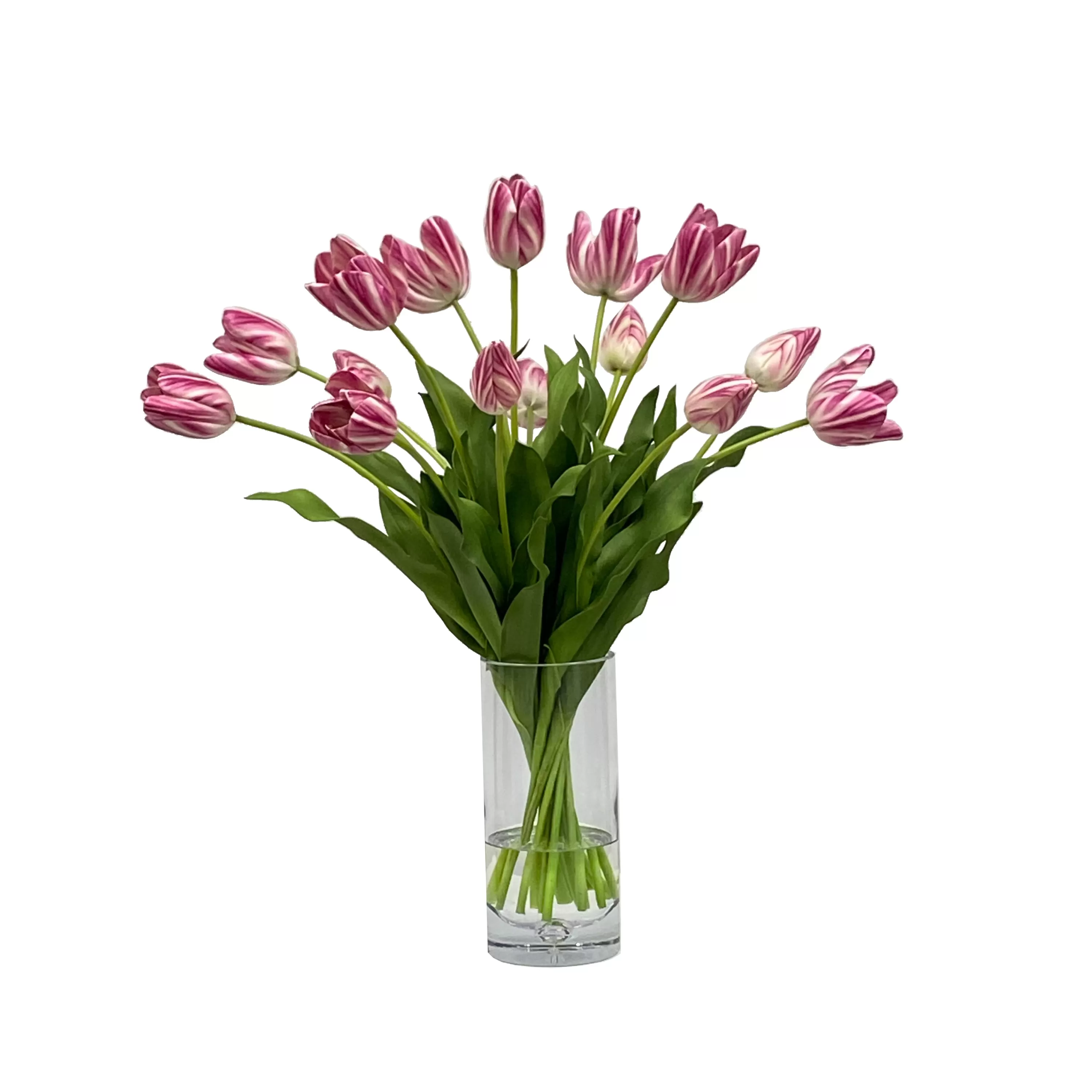 New Tulip in Vase 25" Real Touch Floral Arrangements | Rutherford