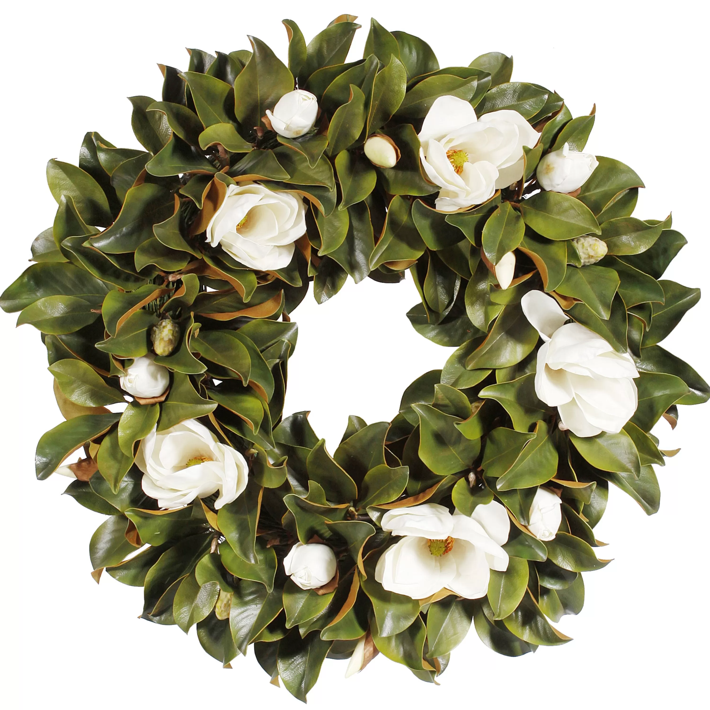 Cheap WREATH MAGNOLIA 36" Wreaths & Garlands | Wreaths & Garlands