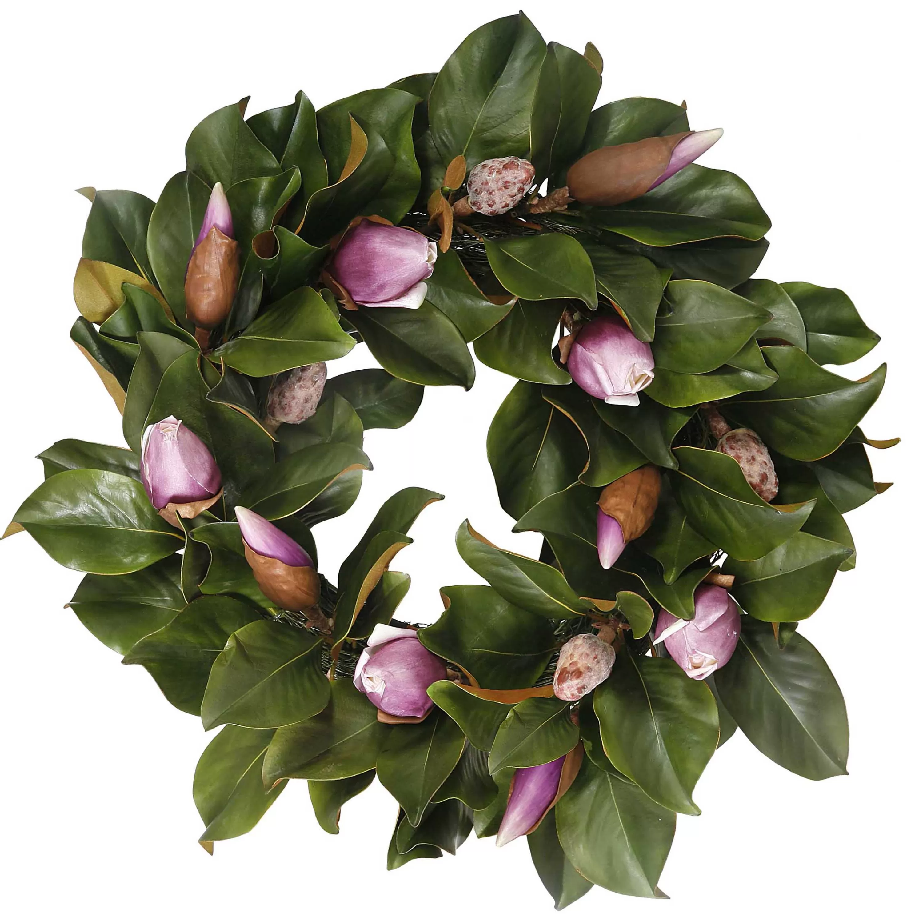 Best WREATH MAGNOLIA BUD 24" Wreaths & Garlands | Wreaths & Garlands