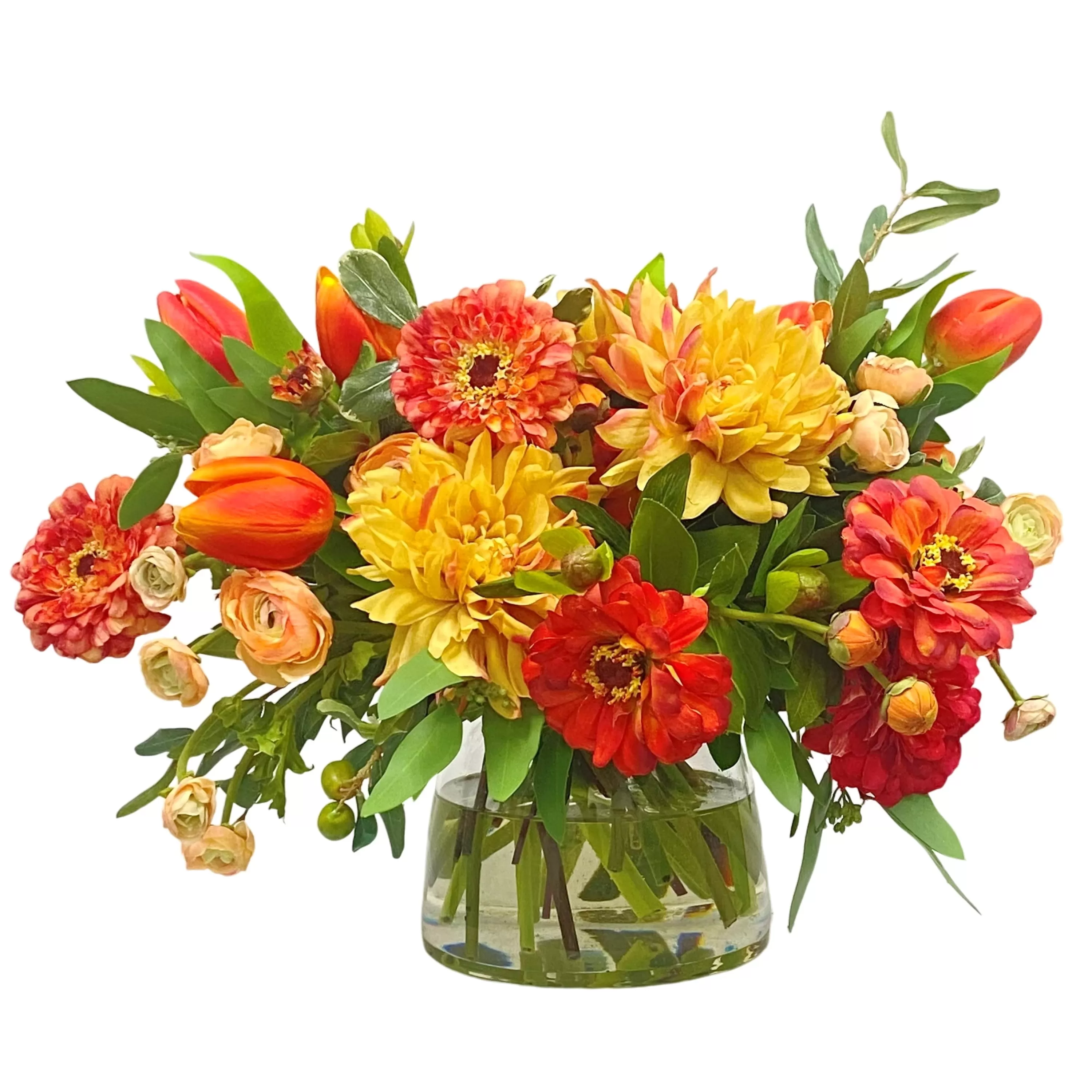 Online Zinnia Dahlia in Vase 16" Tabletop